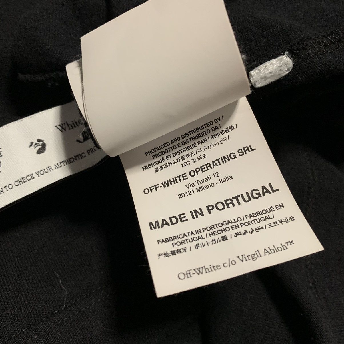 Off-White Off White Large Caravaggio Lute Black Tee Virgil Abloh Size US L / EU 52-54 / 3 - 8 Thumbnail