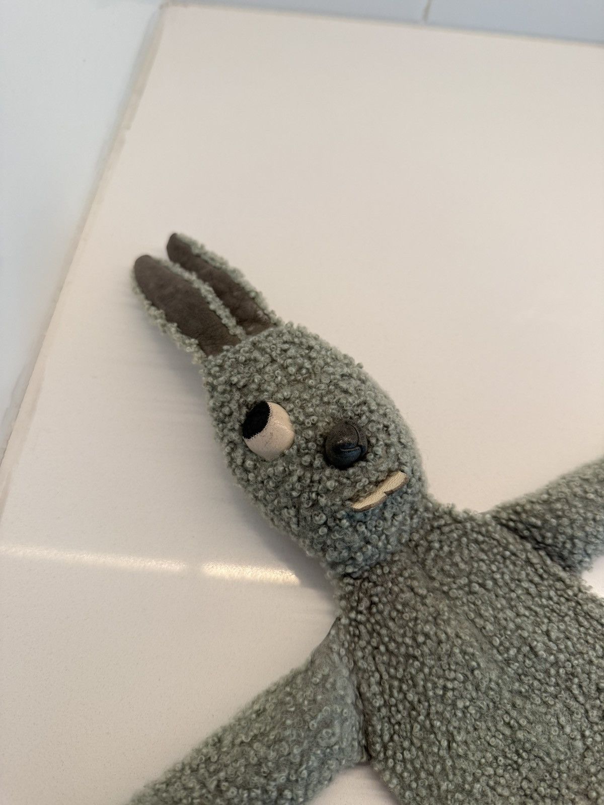Rick Owens s/s 2020 shearling dark dust hun bunny bag!! Size ONE SIZE - 2 Thumbnail