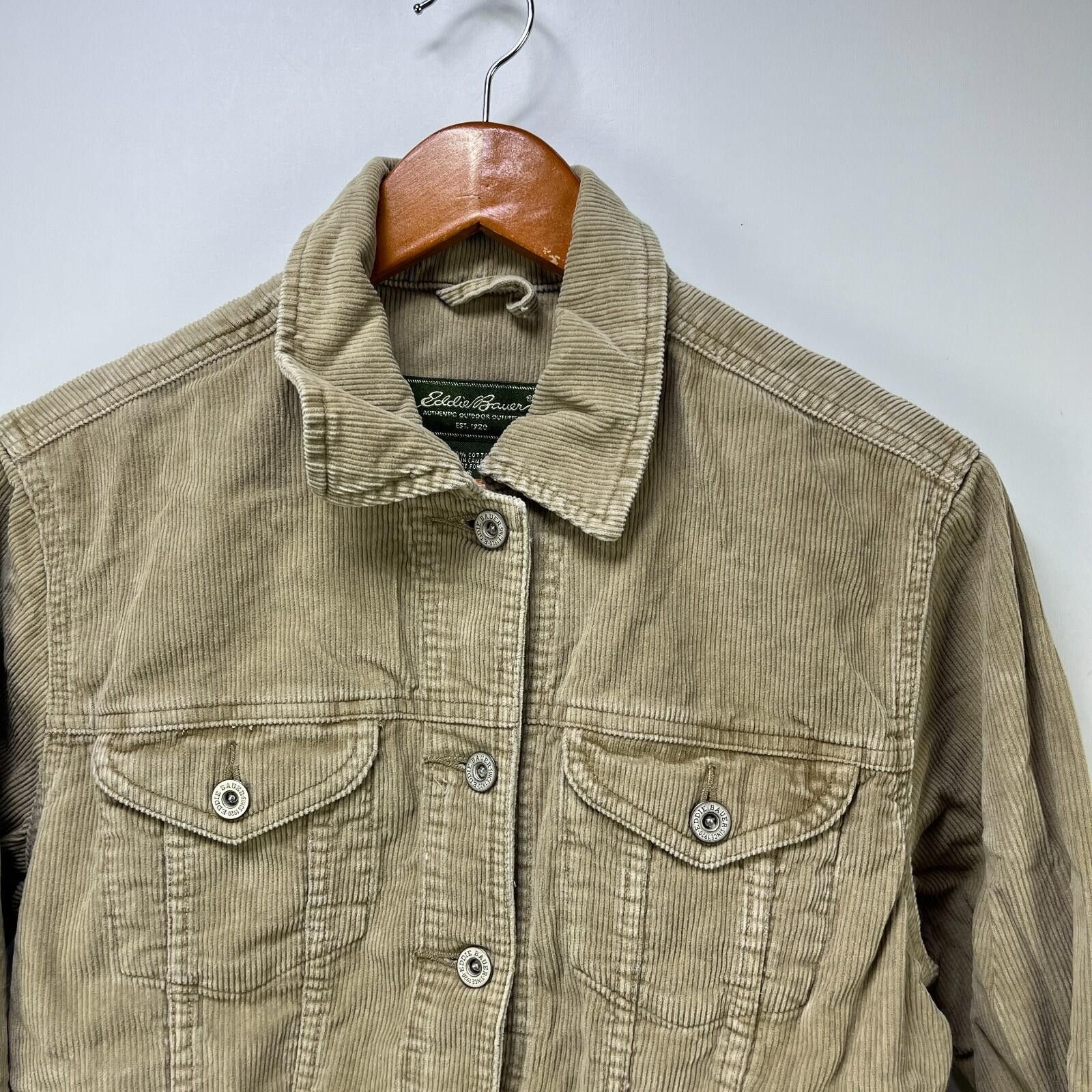 Eddie Bauer Vintage 90s Eddie Bauer Corduroy Jacket Womens Small Size S / US 4 / IT 40 - 2 Thumbnail