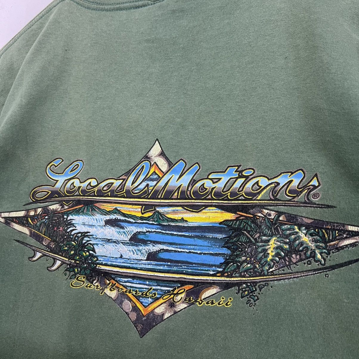 LOCAL MOTION 90 SURFING HAWAII BACKHITT TSHIRT
