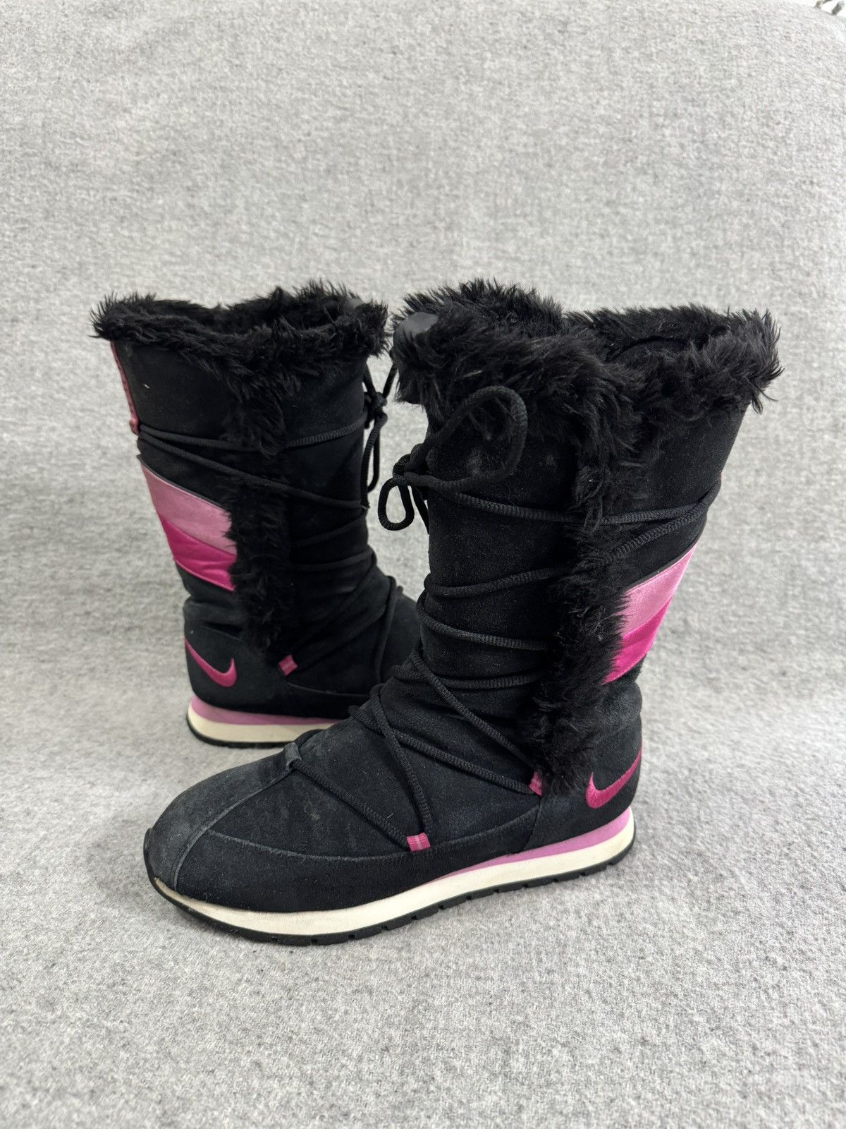 Nike Nike Winter Suede Faux Fur Boots Japan Y2K Trim 40,5 Size US 9 / IT 39 - 1 Thumbnail