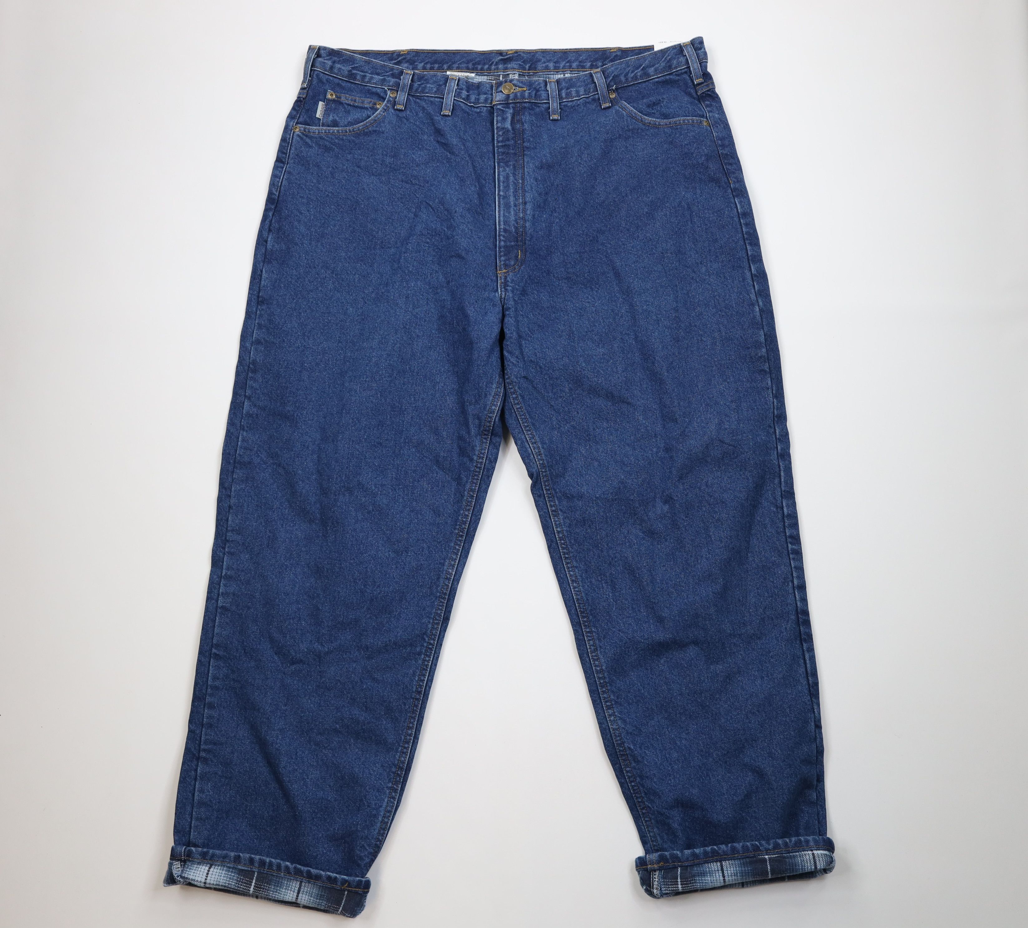Carhartt Deadstock Vintage Y2K 2003 Carhartt Fit Flannel Lined Jeans Size US 44 / EU 60 - 1 Thumbnail
