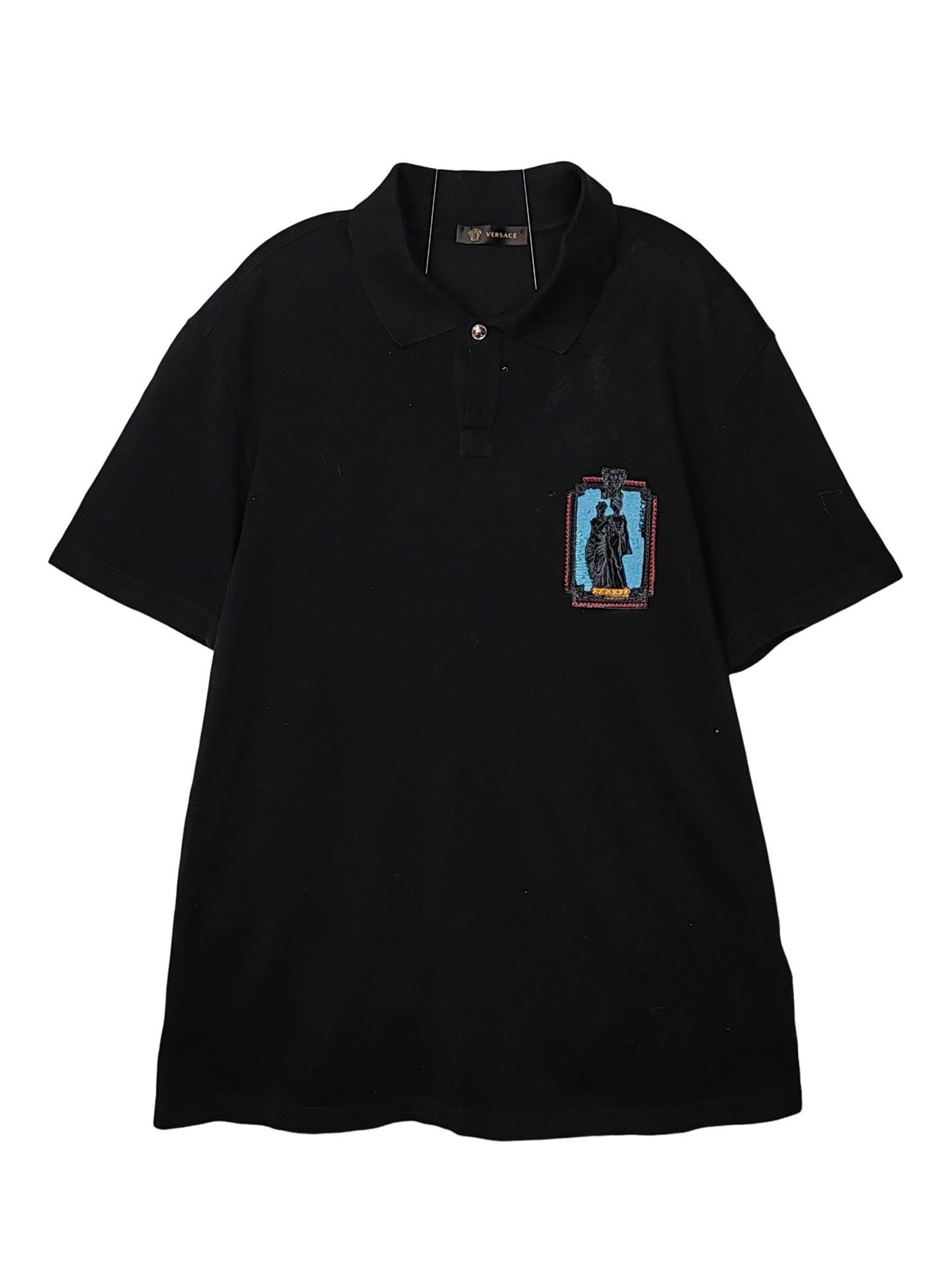 Versace Versace Graphic Polo Shirt Size M Size US M / EU 48-50 / 2 - 1 Thumbnail