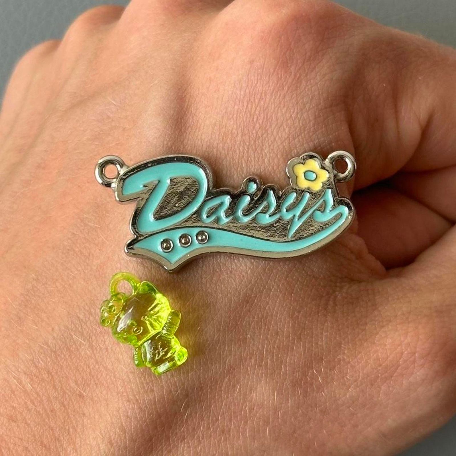 Other Candy Stripper Daisy Sanrio Hello Kitty Silver Charm Pendant Size ONE SIZE - 2 Thumbnail