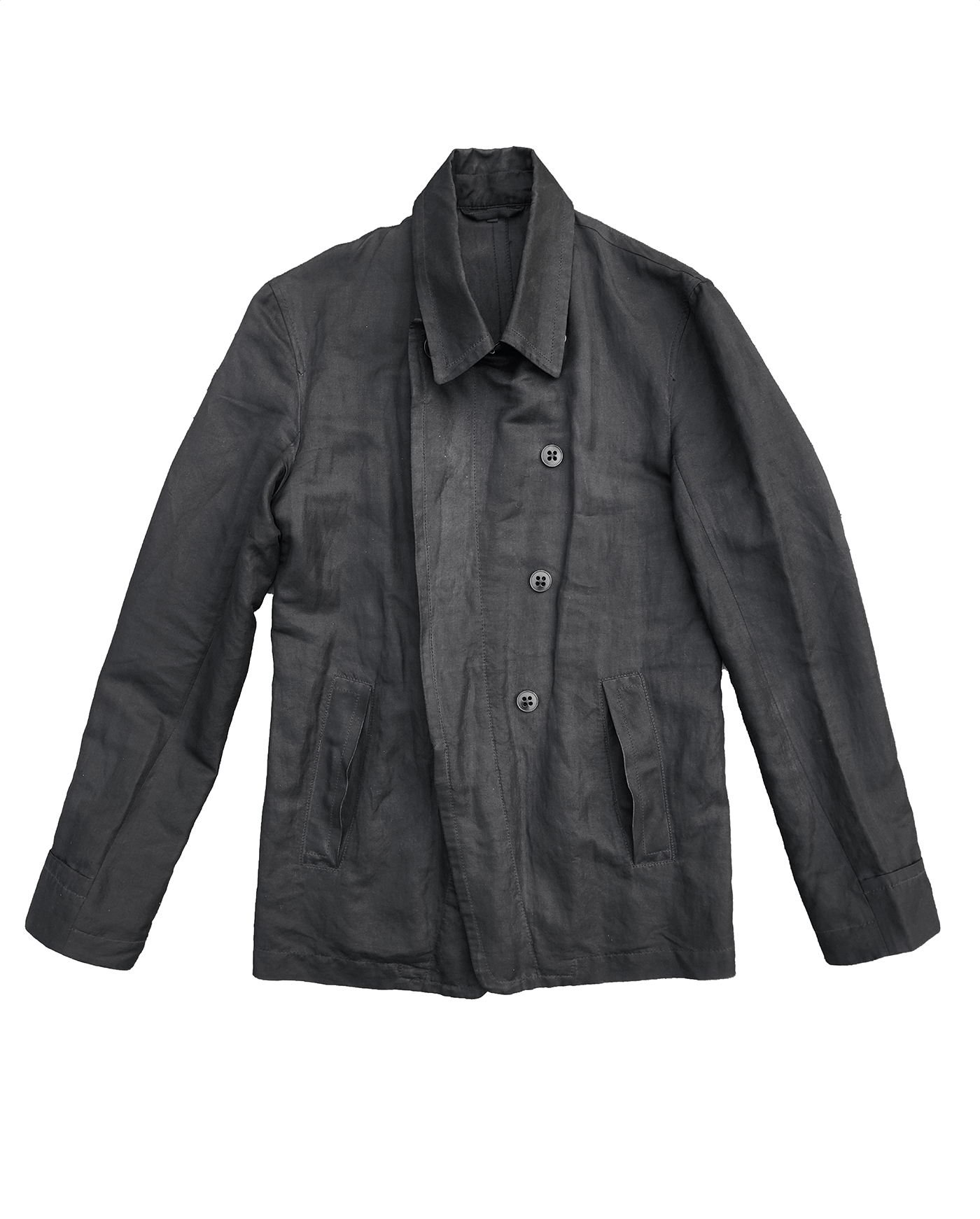 Ann Demeulemeester Ann Demeulemeester Double-Breasted Silk Jacket Size US XS / EU 42 / 0 - 1 Thumbnail