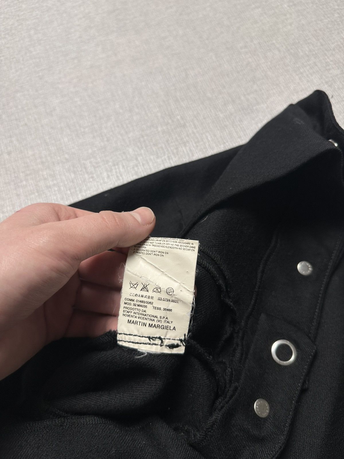 Maison Margiela × Vintage Maison Margiela Vintage Wool Skirt Luxury Size 30" / US 8 / IT 44 - 18 Thumbnail