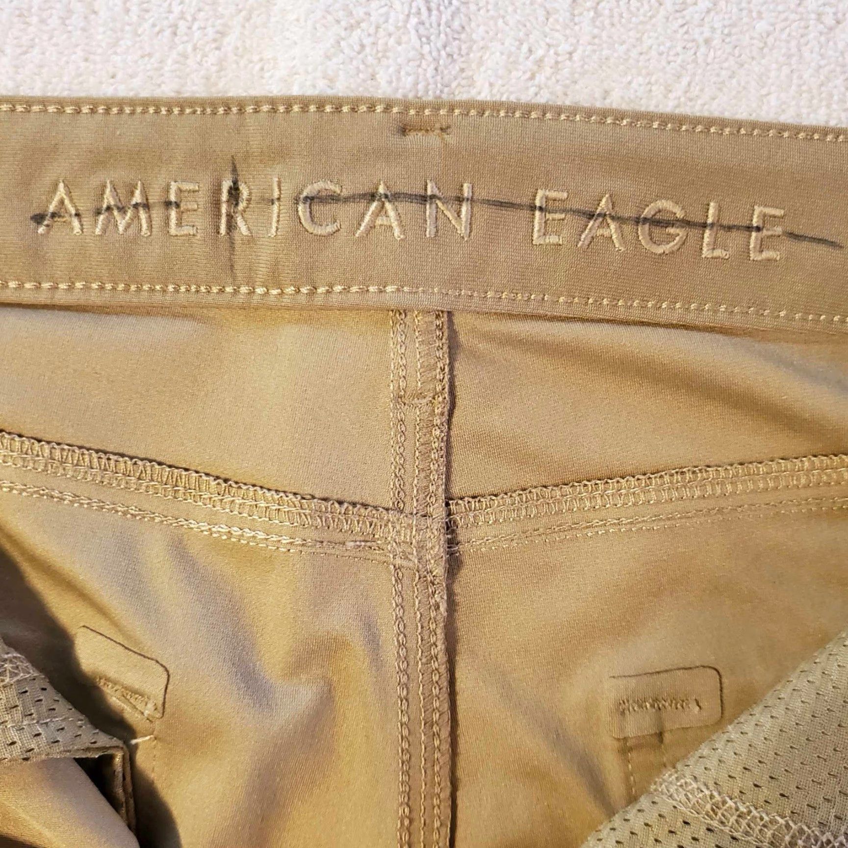 American Eagle Outfitters VINTAGE American Eagle Outfitters Original Straight Pants Men 32x30 Tan Cotton Chino Casual Workwear 30 Inseam Mens Size US 32 / EU 48 - 4 Thumbnail