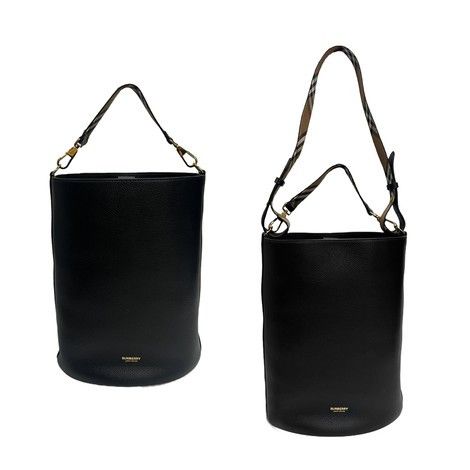 Burberry o1w1db10126 Size: OS / Medium Bucket Bag In Black Size ONE SIZE - 6 Thumbnail