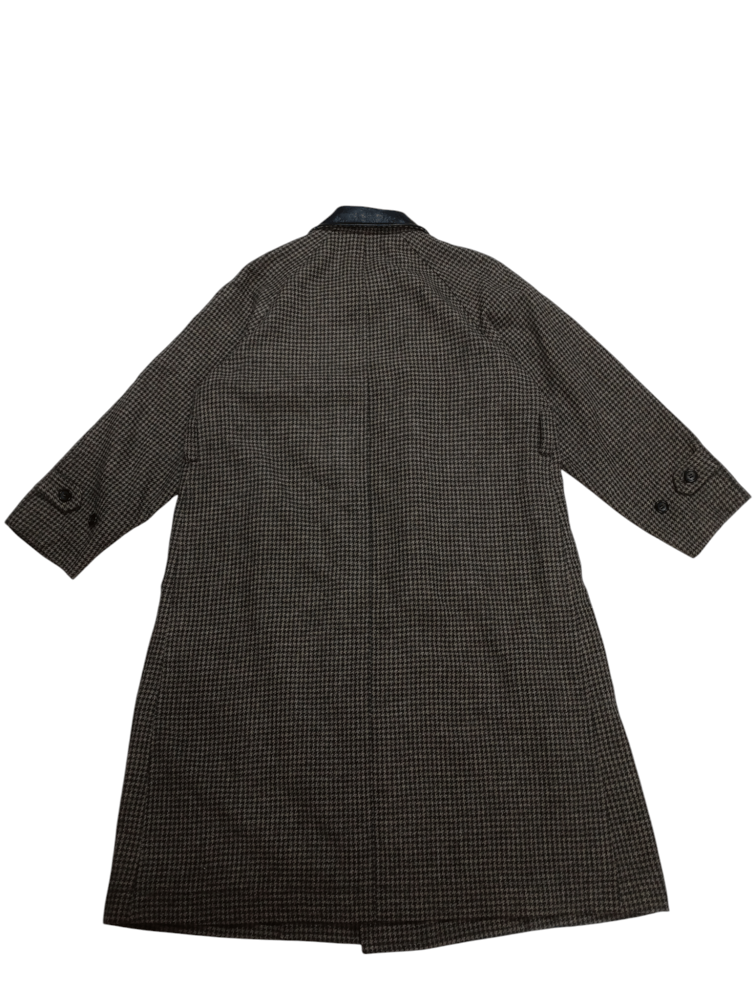 Comme des Garcons Vintage Comme Des Garcons Leather Collar Trench Coat Size L / US 10 / IT 46 - 5 Thumbnail