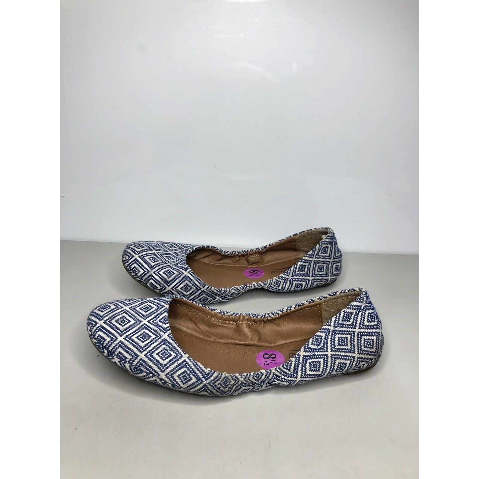 Lucky Brand Lucky Brand Erin Blue Aztec Southwest Print Ballet Flats Sho Size US 8.5 / IT 38.5 - 9 Thumbnail