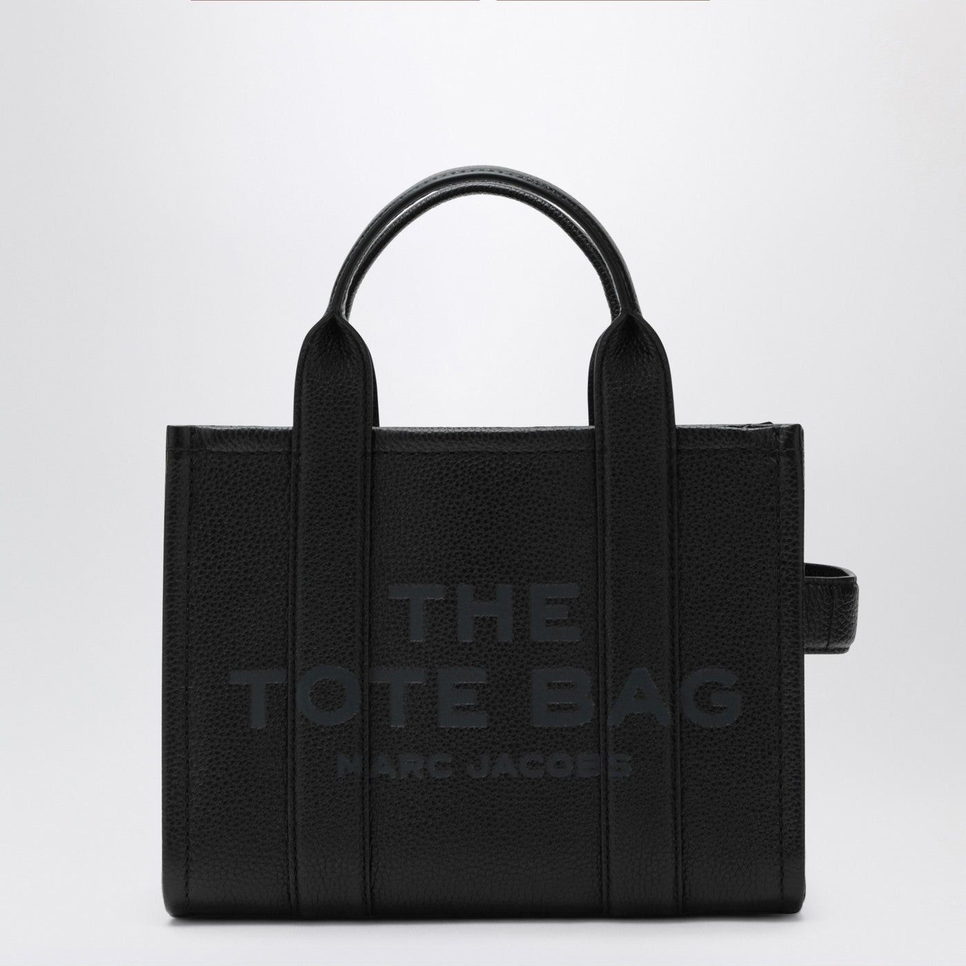 Marc Jacobs Marc Jacobs Black Leather The Small Tote Bag Size ONE SIZE - 1 Thumbnail