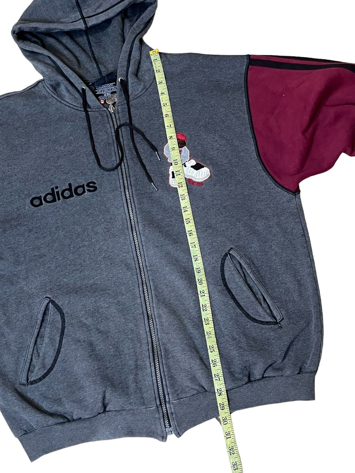 Adidas × RUN DMC VINTAGE 90s ADIDAS SHELL TOE RUN DMC DISTRESSED HOODIES Size US L / EU 52-54 / 3 - 14 Thumbnail