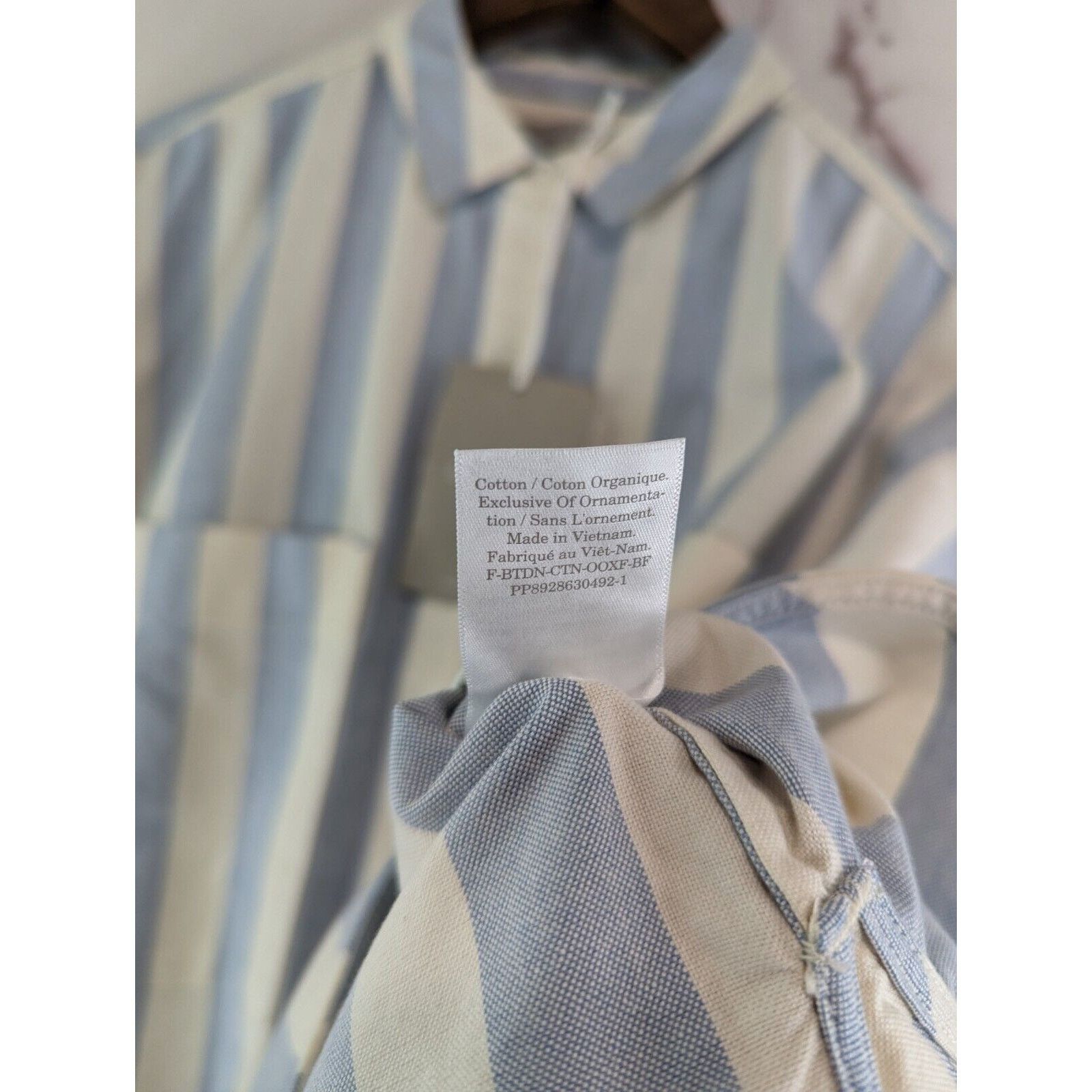 Everlane Everlane Shirt Womens Small Blue Striped Button Boxy Oxford Size S / US 4 / IT 40 - 10 Thumbnail
