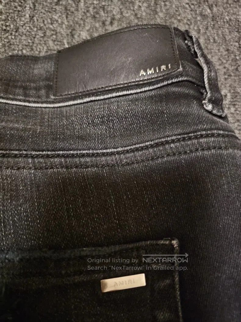 Amiri Amiri Men's Fringe Black Denim Jeans. Size US 38 / EU 54 - 6 Thumbnail