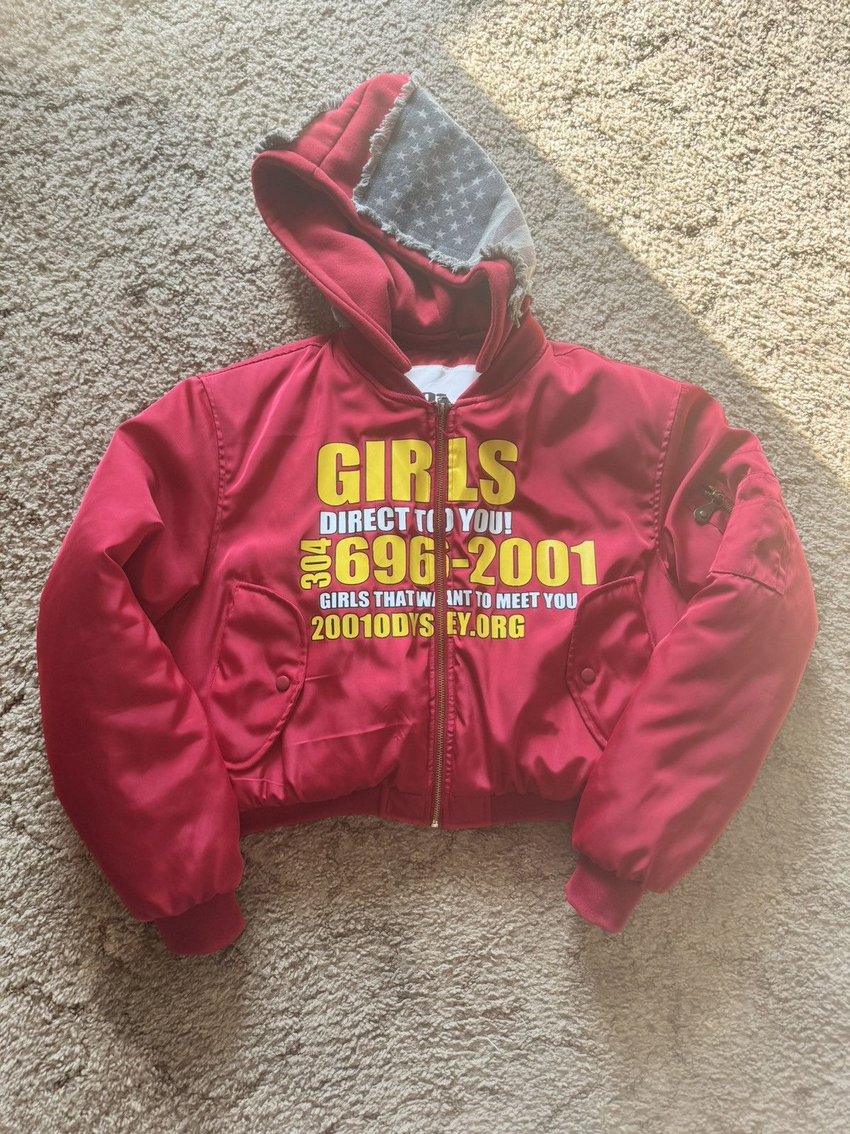 2001 Odysey Girls Direct To You Bomber (Red) Sz M