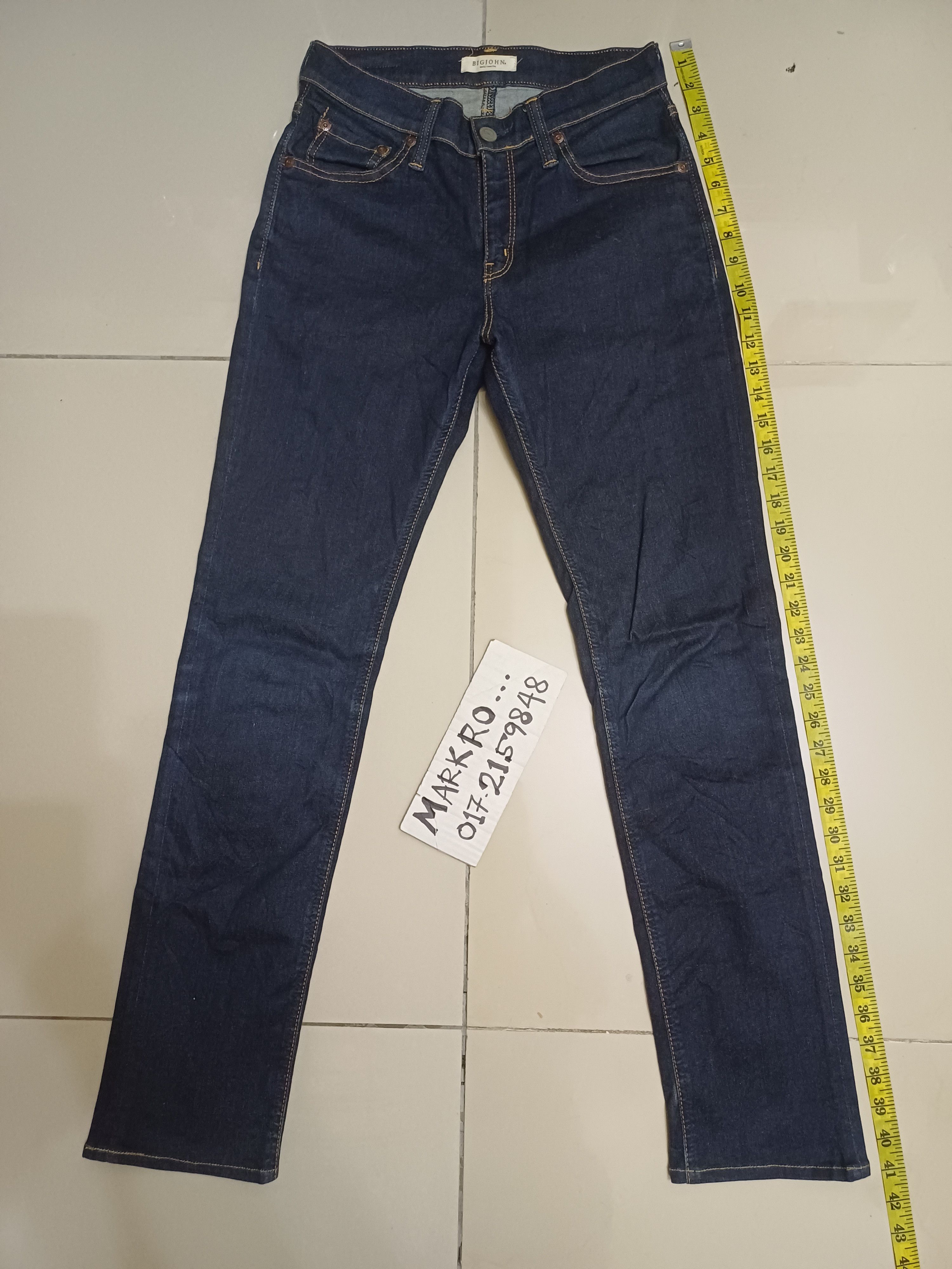 image of Big John Nice Colour, Skiny Jeans Design in Blue, Men's (Size 28)