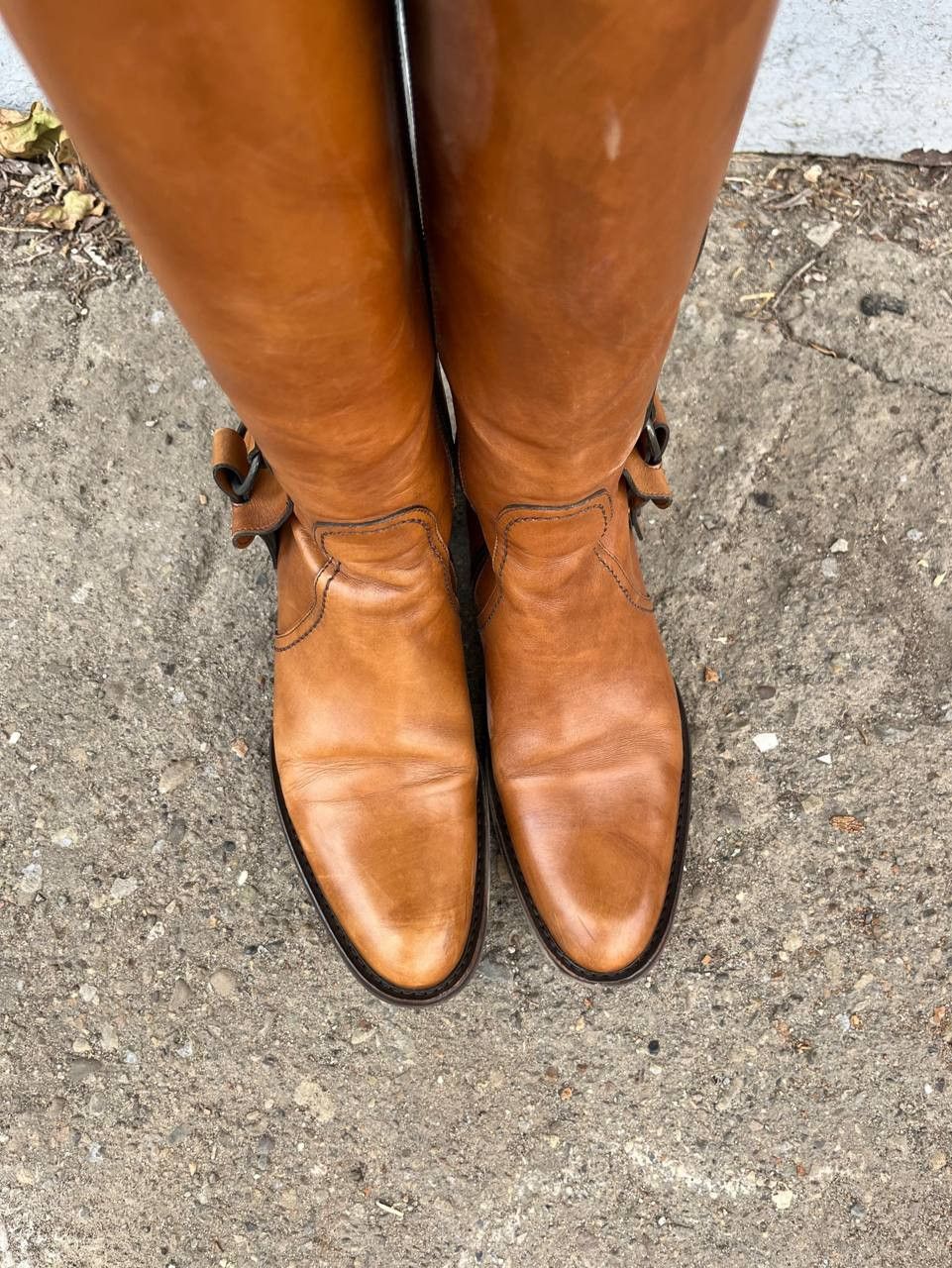 If Six Was Nine × Japanese Brand × Vintage Vintage As 98 Guidi style Leather Faded Biker High Boots Size US 6 / IT 36 - 5 Thumbnail