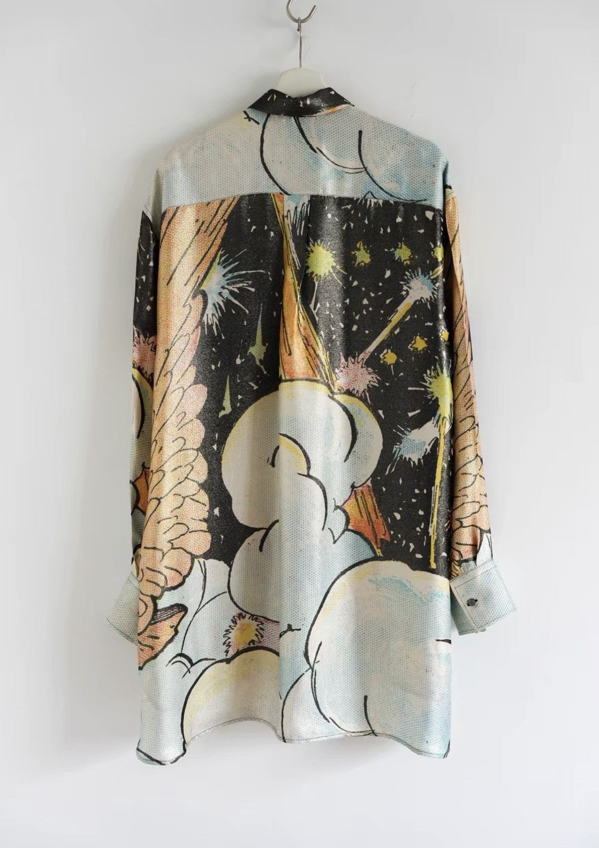 Lanvin Lanvin 20SS Nemo All-Over Print Shirt J4 Size US M / EU 48-50 / 2 - 2 Thumbnail