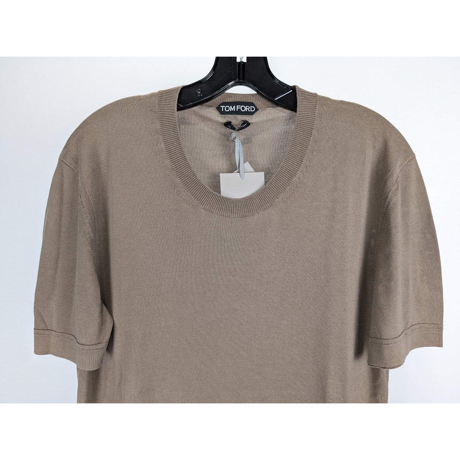 Tom Ford o1rshd1 Short Sleeve T-Shirt in Camel Size US L / EU 52-54 / 3 - 4 Thumbnail