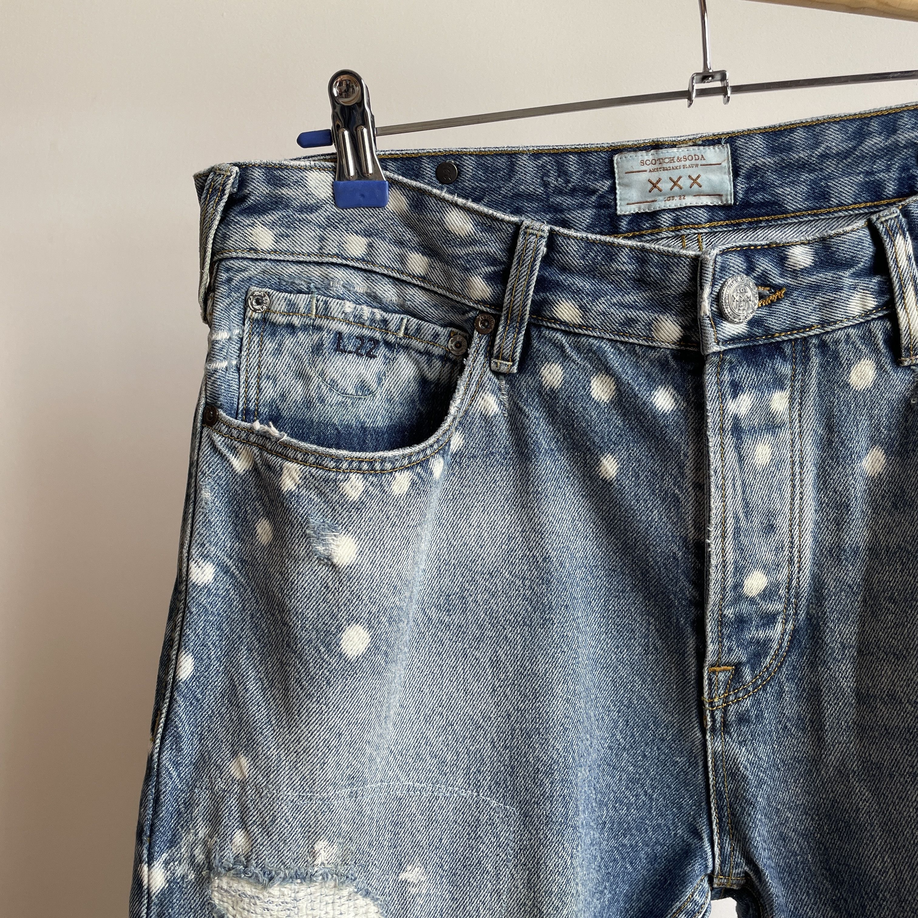 Scotch & Soda Scotch & Soda Lava Tears Distressed Denim Size 32x32 Size US 32 / EU 48 - 5 Thumbnail