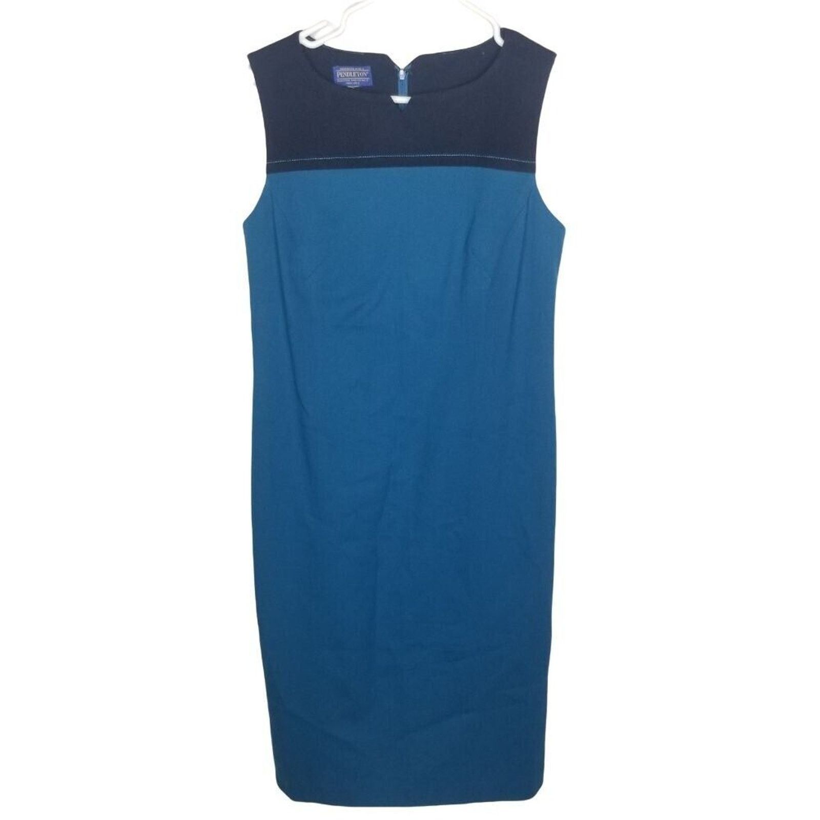 Pendleton Pendleton Womens Wool Sheath Dress Career Work Office Preppy Size M / US 6-8 / IT 42-44 - 1 Thumbnail
