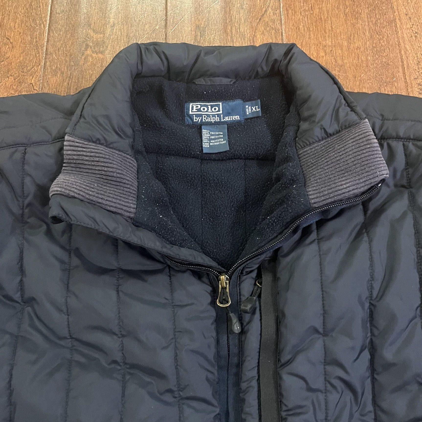 Polo Ralph Lauren VINTAGE Polo Ralph Lauren Coat Women's XL Navy Blue Puffer Hooded Full Zip Jacket Size XL / US 12-14 / IT 48-50 - 2 Thumbnail