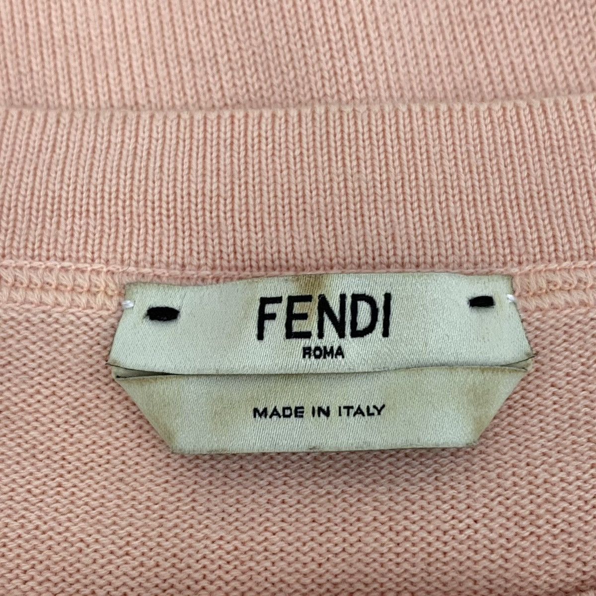 Fendi Fendi Feather Monster Eyes Wool Long Sleeve Sweatshirt K26WX Size S / US 4 / IT 40 - 5 Thumbnail