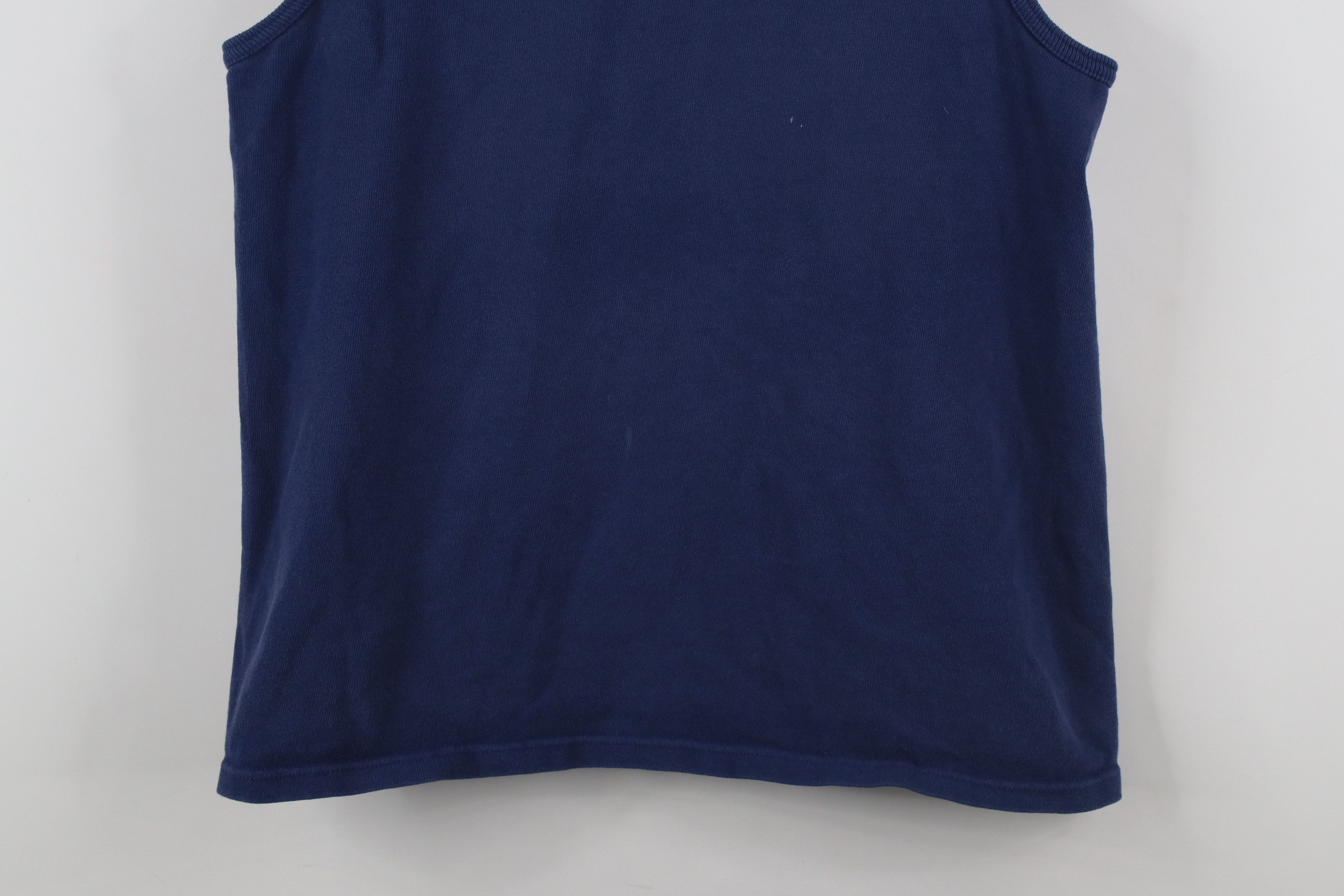 Vintage Vintage 90s Streetwear Ribbed Knit Sleeveless T-Shirt USA Size L / US 10 / IT 46 - 3 Thumbnail