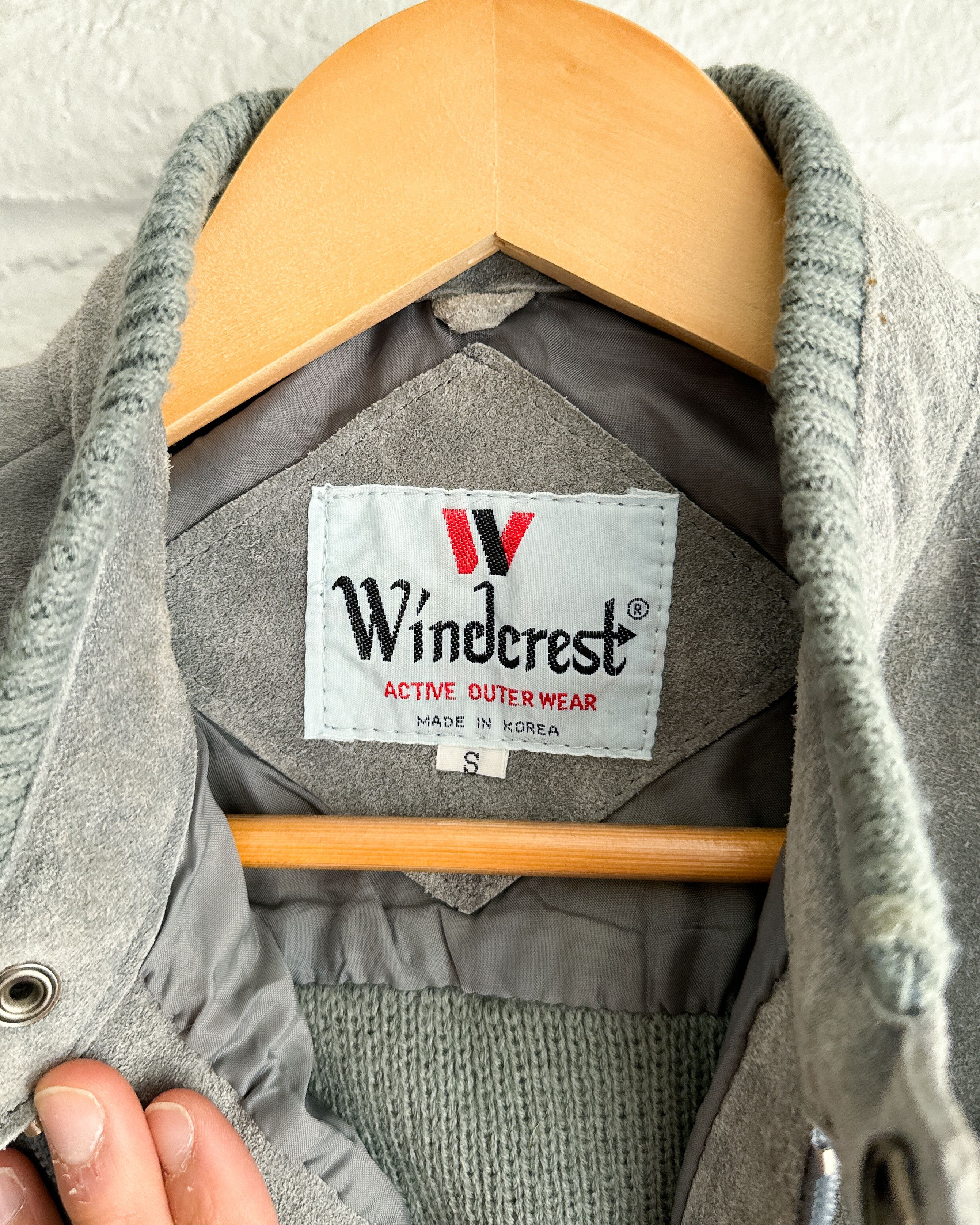 Vintage Vintage 1980s Windcrest Suede Cowhide Jacket Sweater Men's S Size US S / EU 44-46 / 1 - 2 Thumbnail