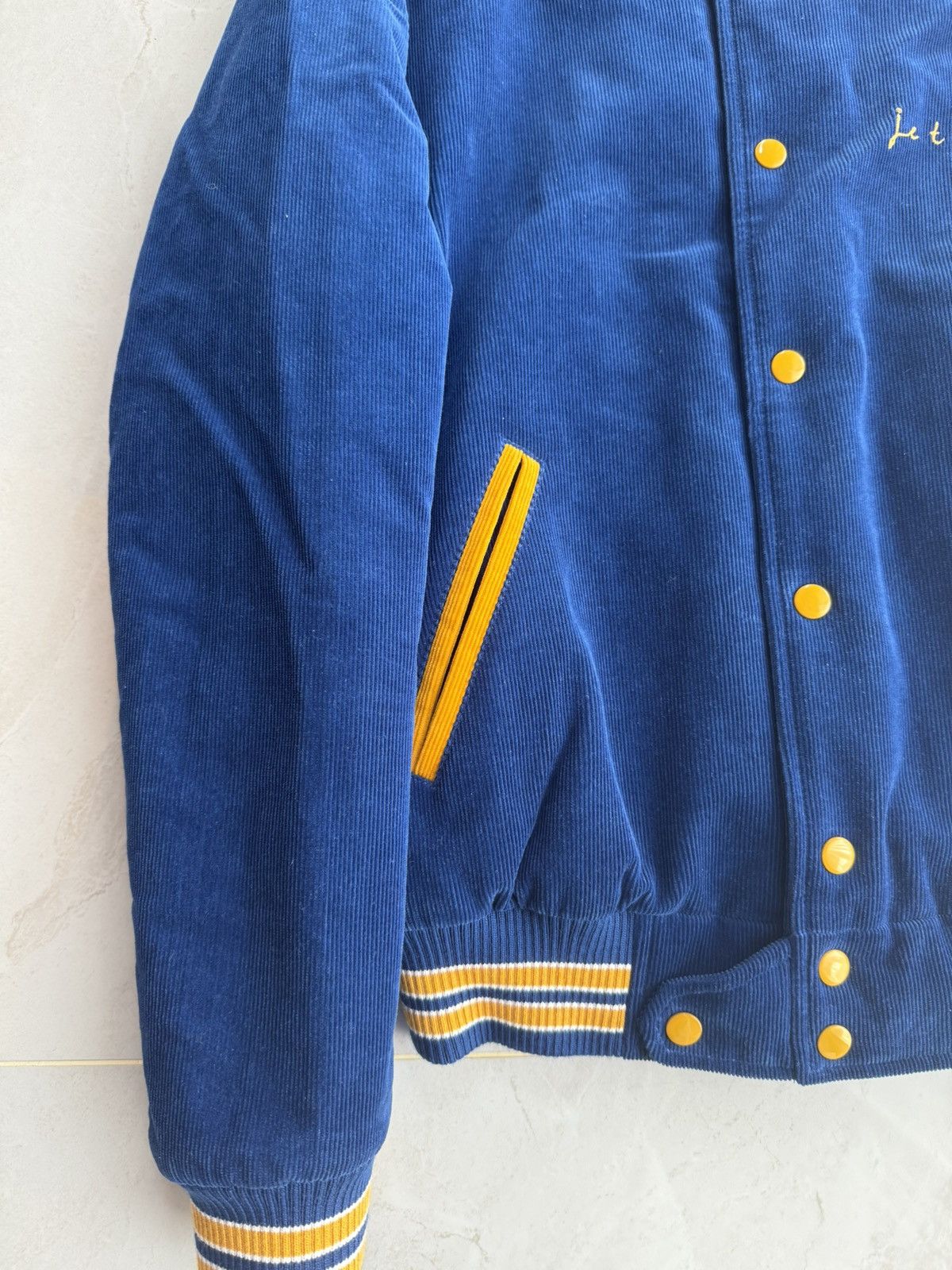 Saint Laurent Paris Saint Laurent Je T'Aime Corduroy Teddy Jacket Sz. 50 Size US M / EU 48-50 / 2 - 6 Thumbnail