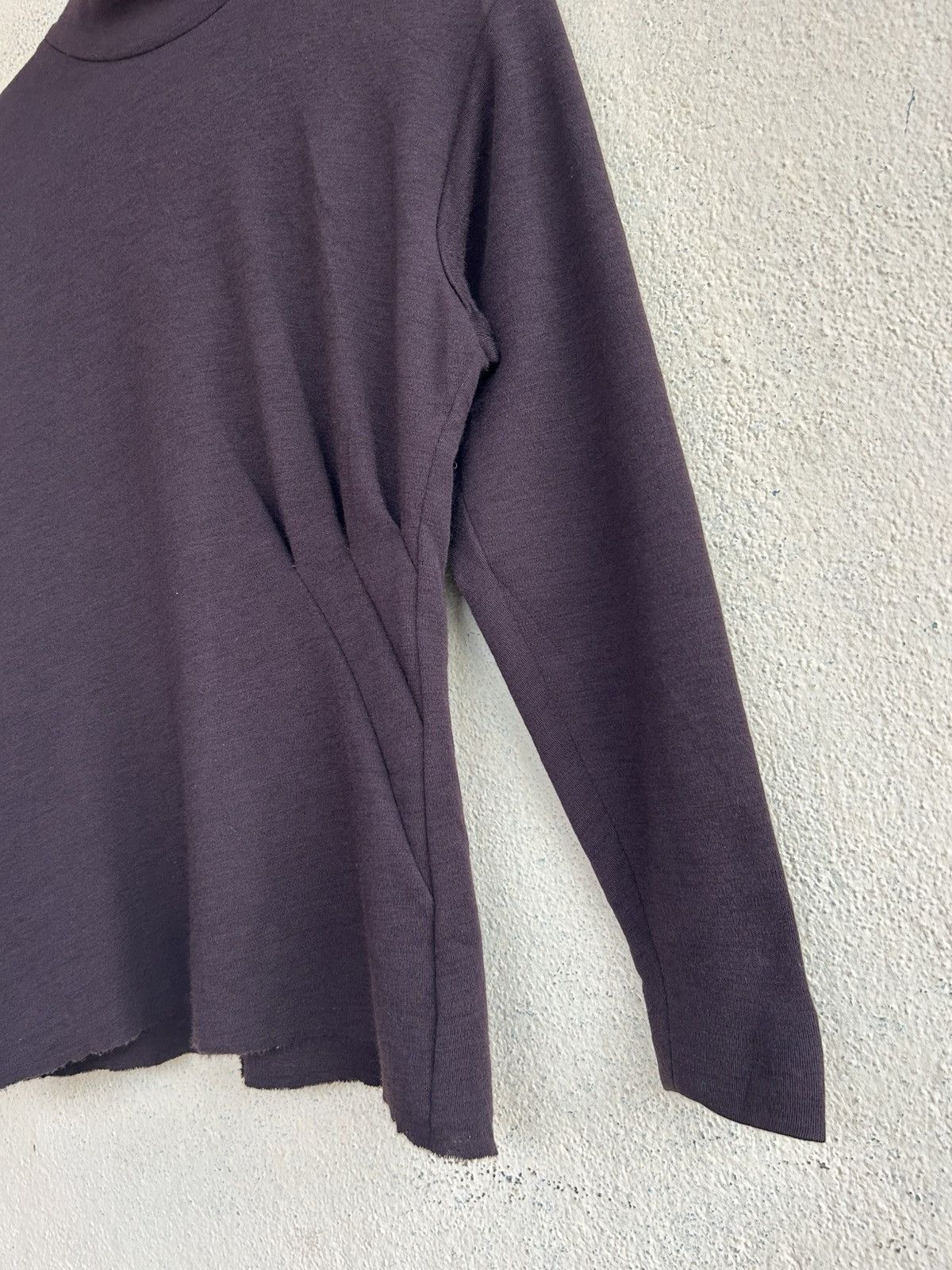 Yves Saint Laurent YSL Rive gouche High Neck Long Sleeves Tshirt Size XS / US 0-2 / IT 36-38 - 5 Thumbnail