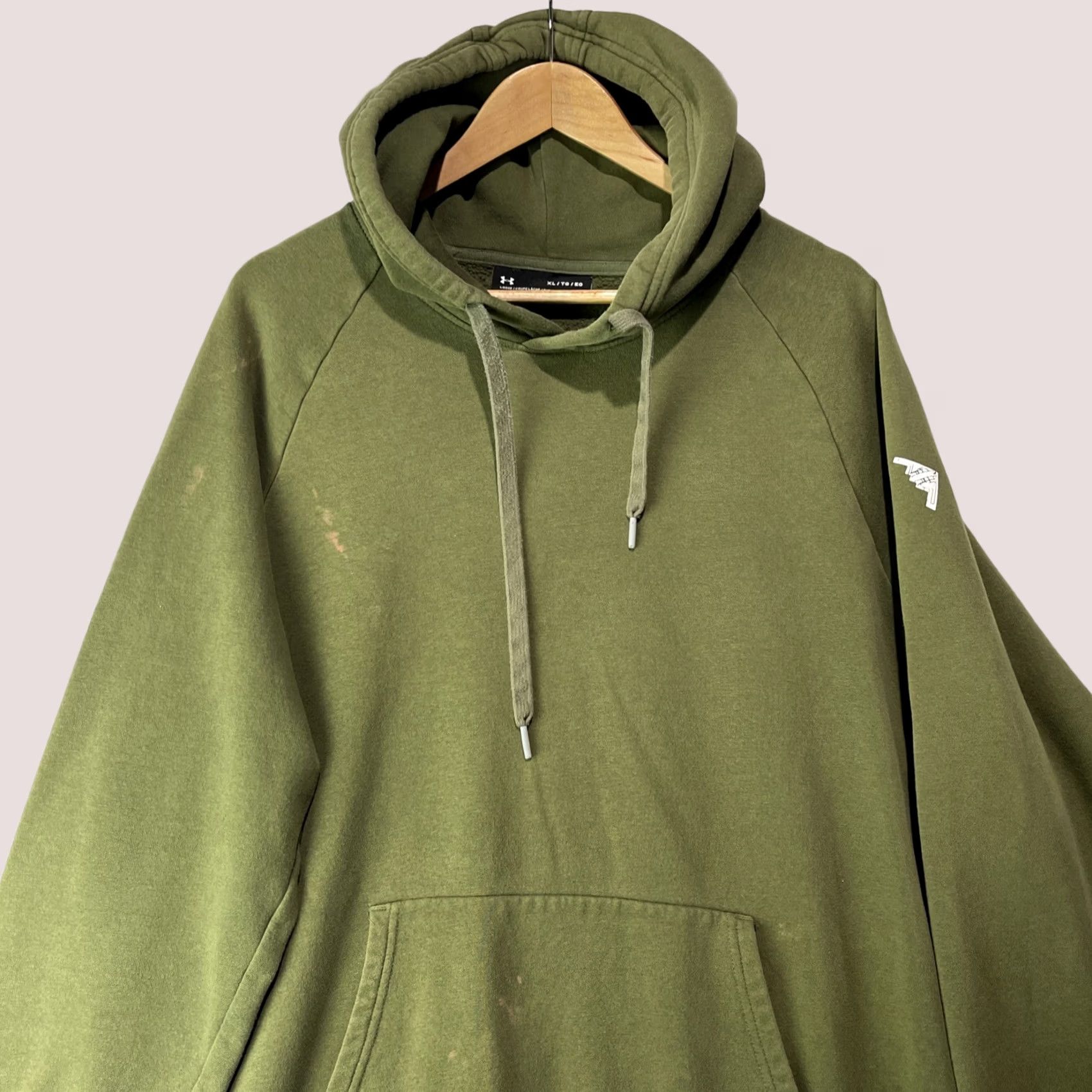 Under Armour Under Armour Hoodie Men XL Green Stealth Bomber Fleece Pullover Sweatshirt Jacket Size US XL / EU 56 / 4 - 1 Thumbnail