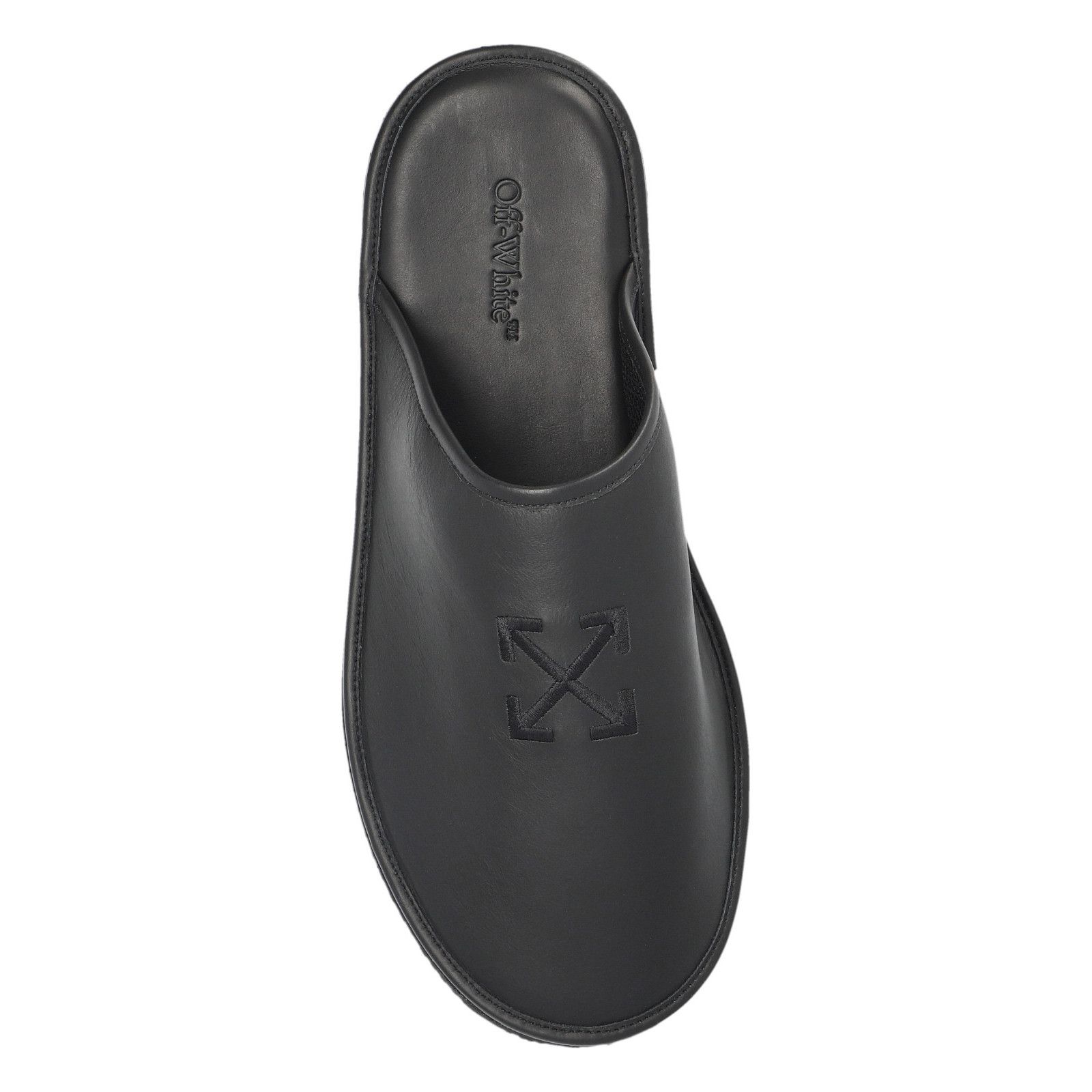 Other Off White Black Leather Slides New And Authentic (Men's size Size US 7 / EU 40 - 4 Thumbnail