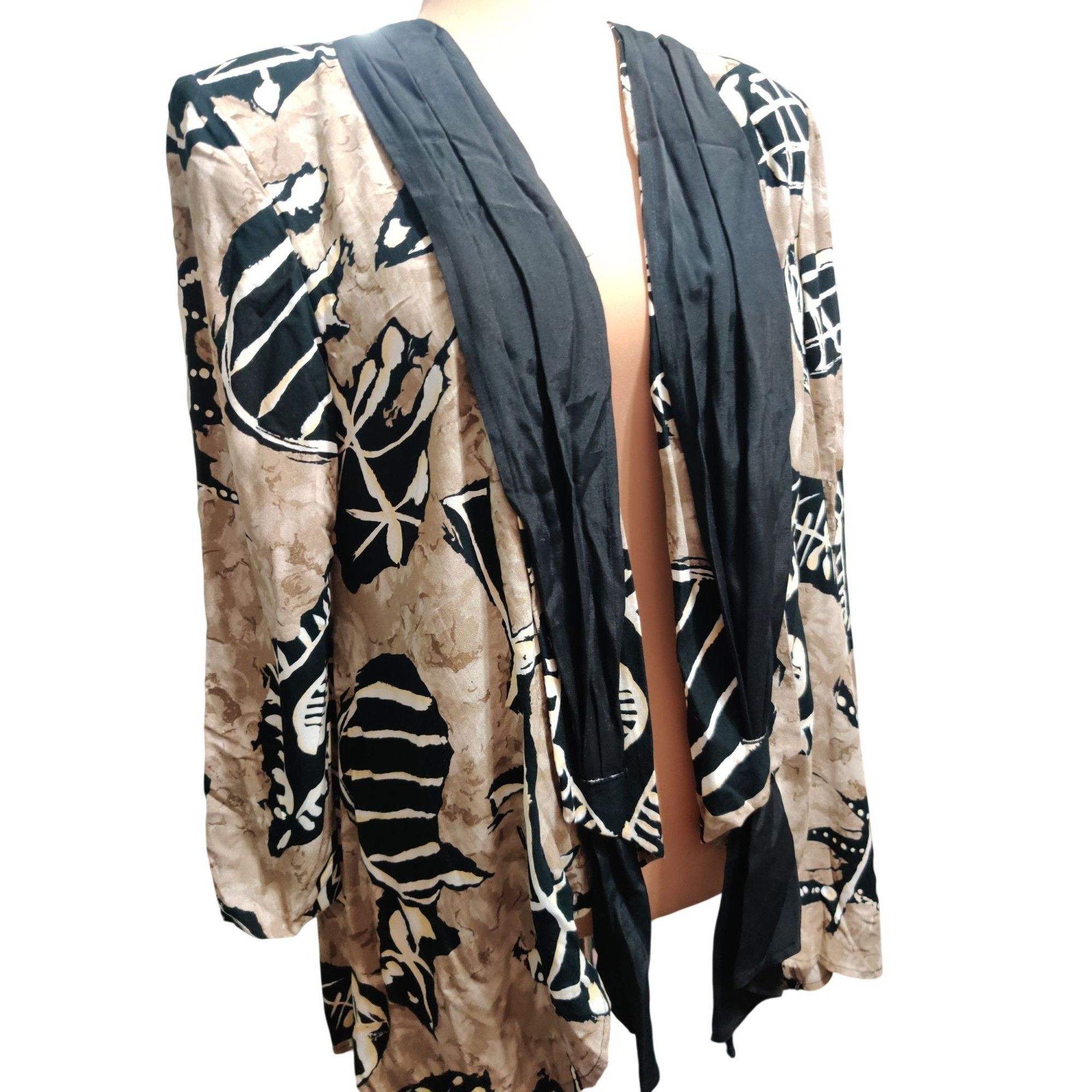 Vintage Vintage Scarlett USA XL ILGWU Abstract Tribal Print Draped J Size XL / US 12-14 / IT 48-50 - 12 Thumbnail