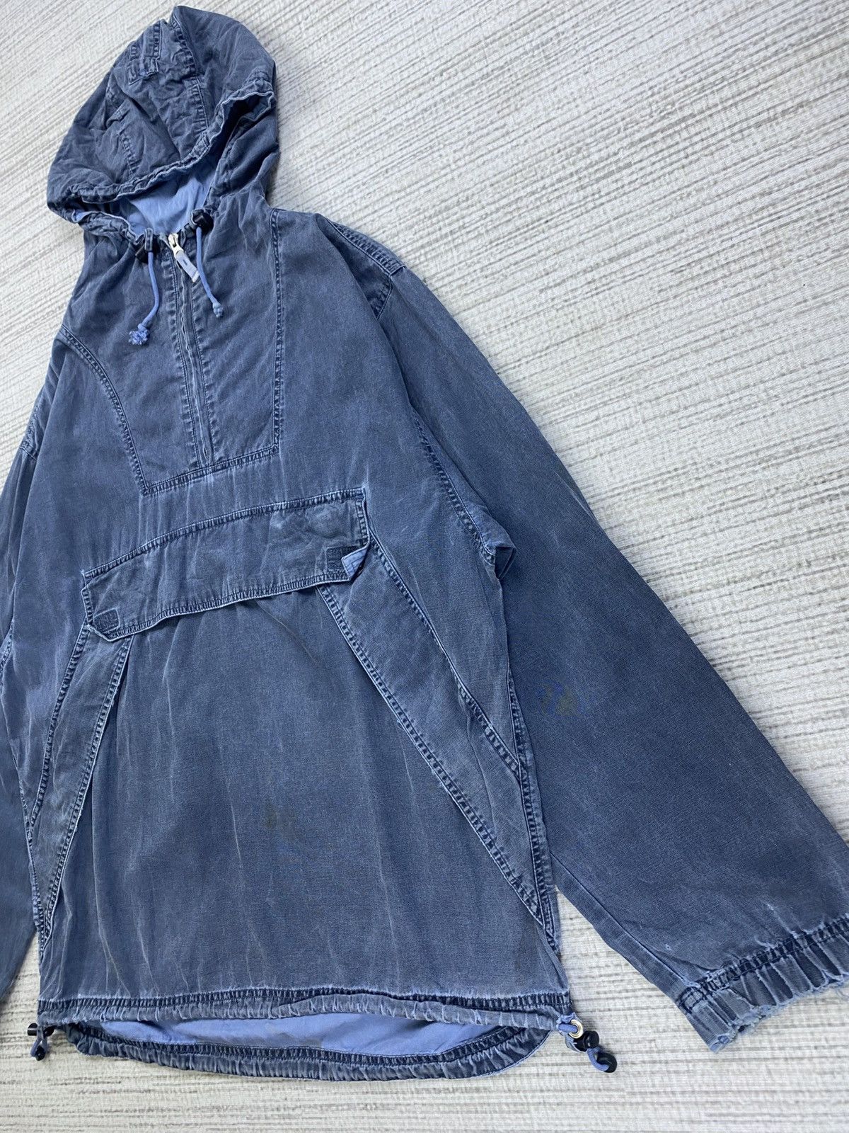 Gap × Vintage Vintage Gap Pullover Anorak Canvas Hoodie Jacket Size US L / EU 52-54 / 3 - 4 Thumbnail