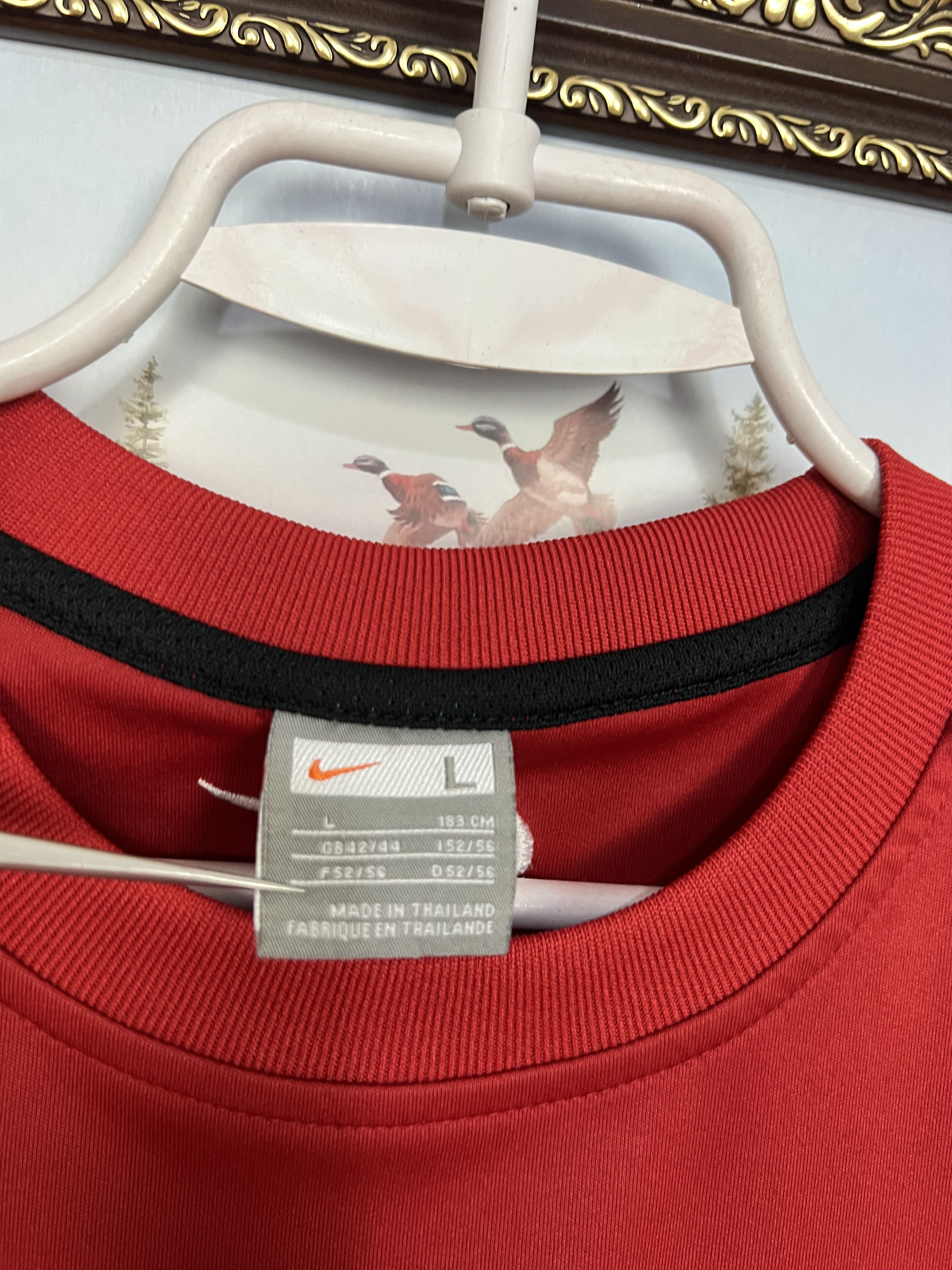 Nike Vintage Nike Lens Football Train Shirt Soccer Jersey Trikot Size US L / EU 52-54 / 3 - 5 Thumbnail