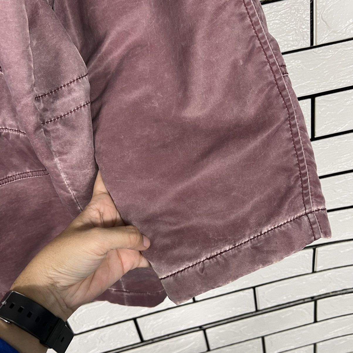 Vintage PARACHUTING Maroon Parka Fullzip Hooded Jacket #3963-C180 Size US L / EU 52-54 / 3 - 7 Thumbnail