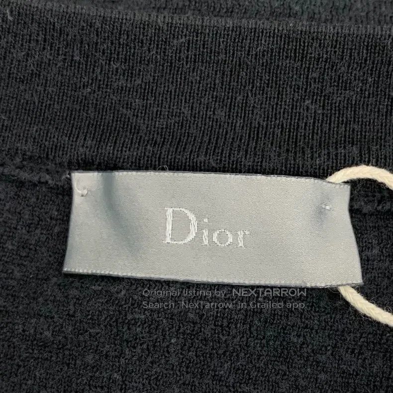 Dior Dior Black logo letter printed wool round-neck long-sleeve Size US M / EU 48-50 / 2 - 5 Thumbnail