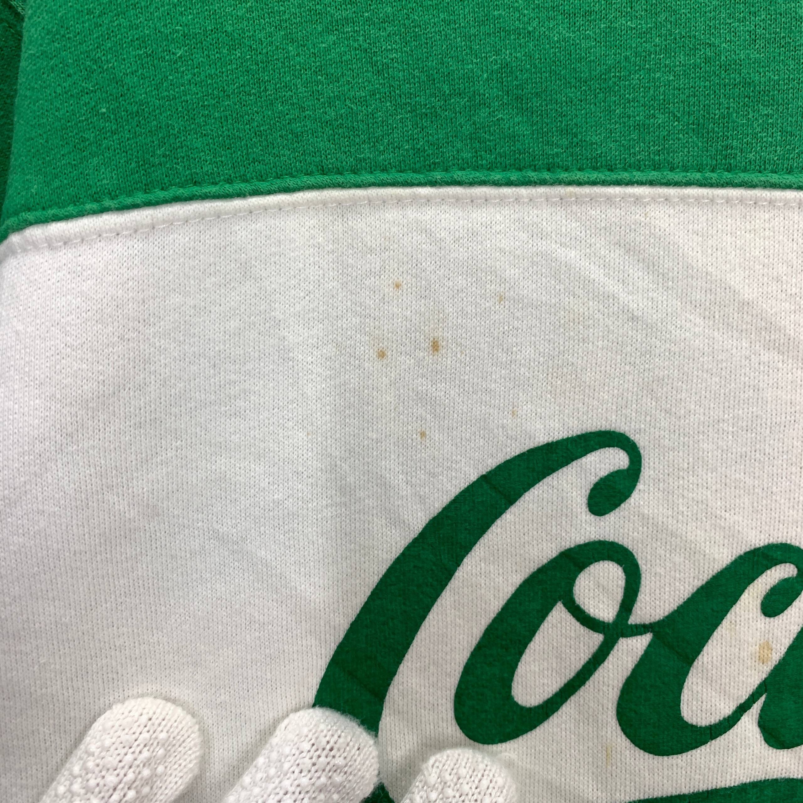 Coca Cola 90s Vintage COCA COLA Striped Sweatshirt #2607/Z Size US M / EU 48-50 / 2 - 5 Thumbnail