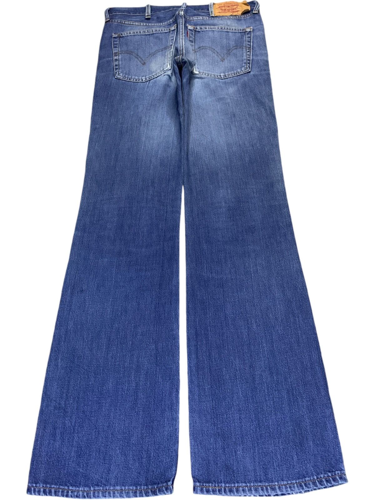 Levi's Vintage 90s Levis 517 Faded Wash Distressed Flare Jeans Size US 31 - 2 Thumbnail