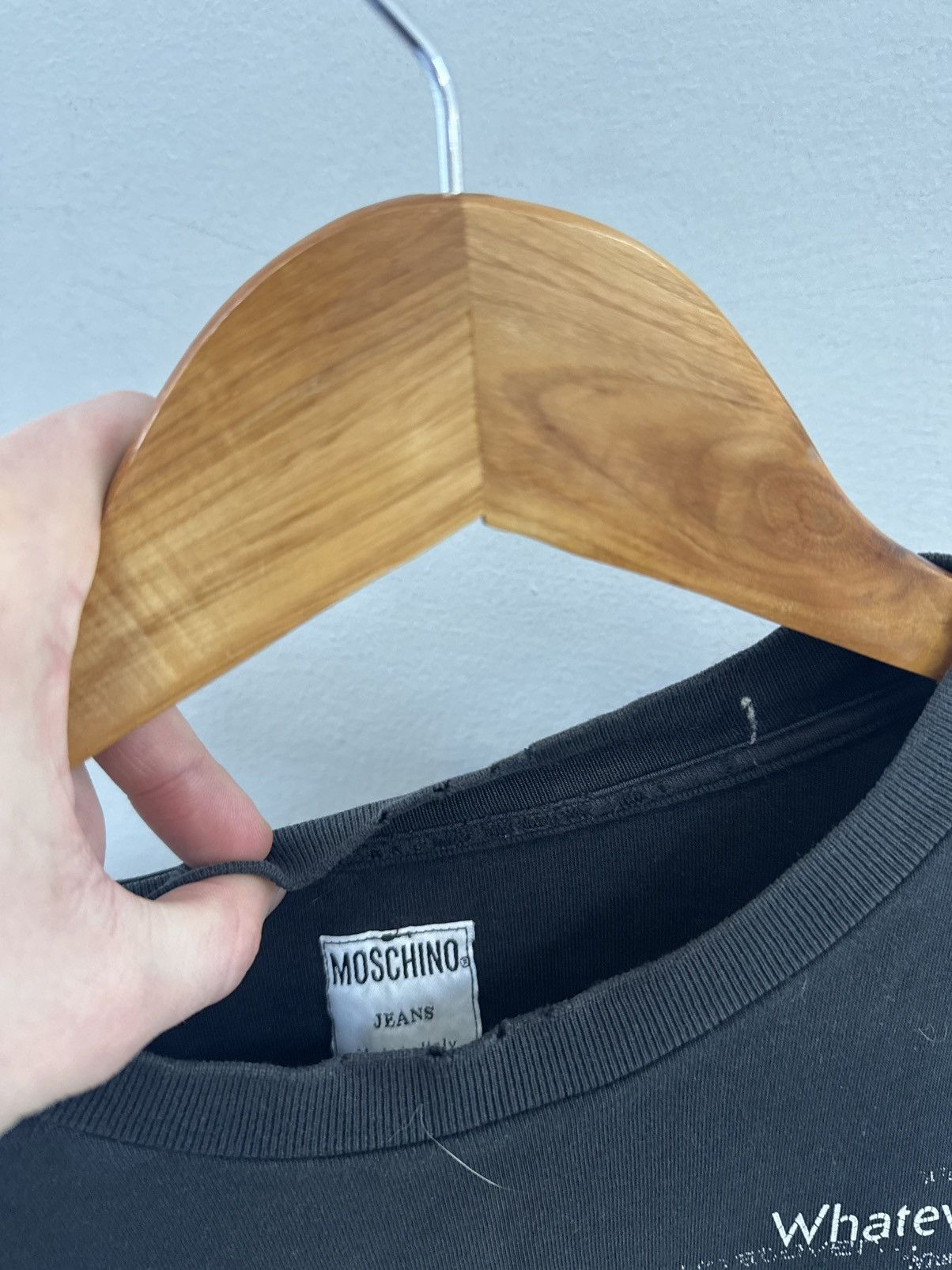 Moschino × Vintage Vintage Moschino Long Sleeve Avant Garde Moschino Crewneck Size US XL / EU 56 / 4 - 6 Thumbnail