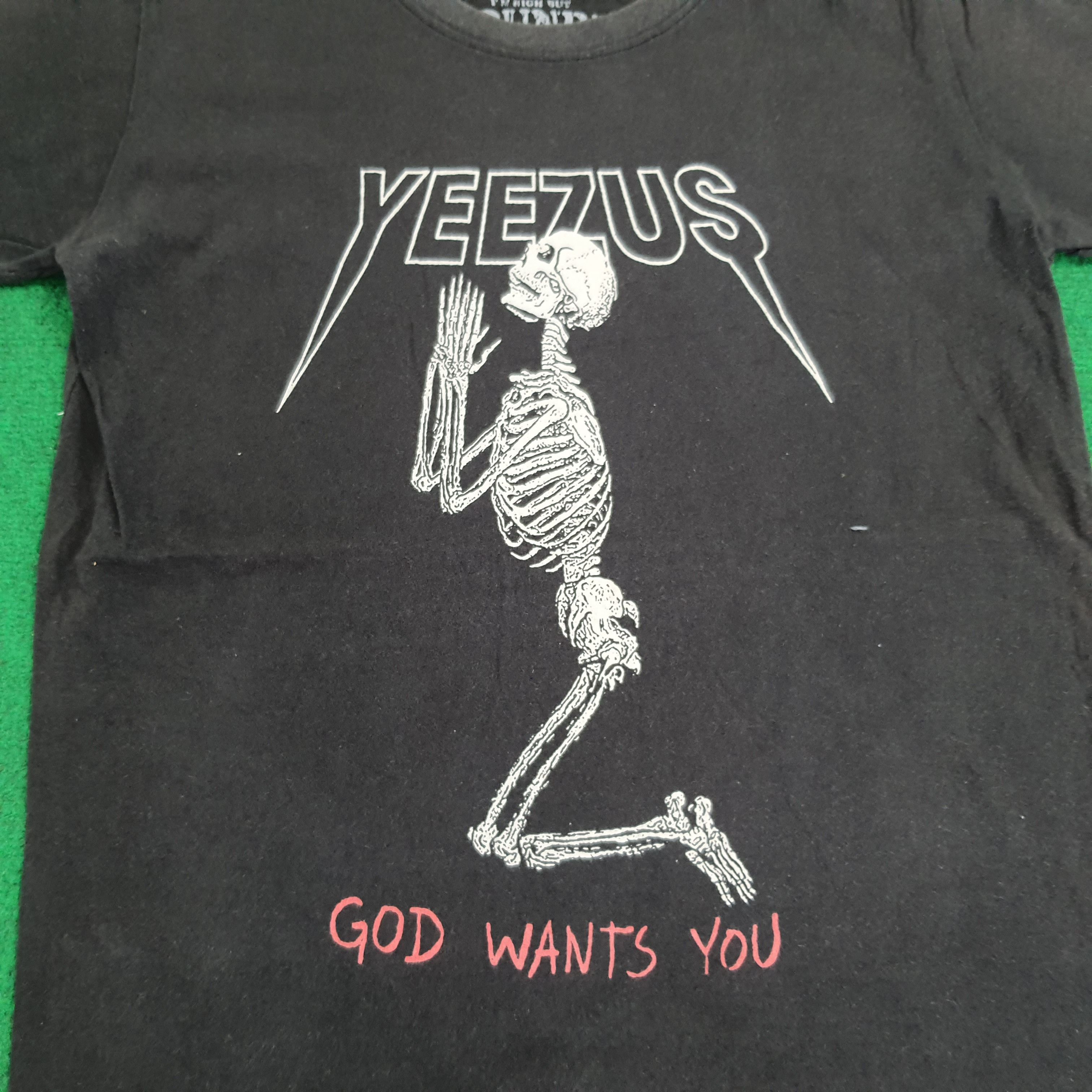 Rap Tees × Vintage Vintage YEEZUS God Wants You Kanye West T-shirt Size US M / EU 48-50 / 2 - 2 Thumbnail