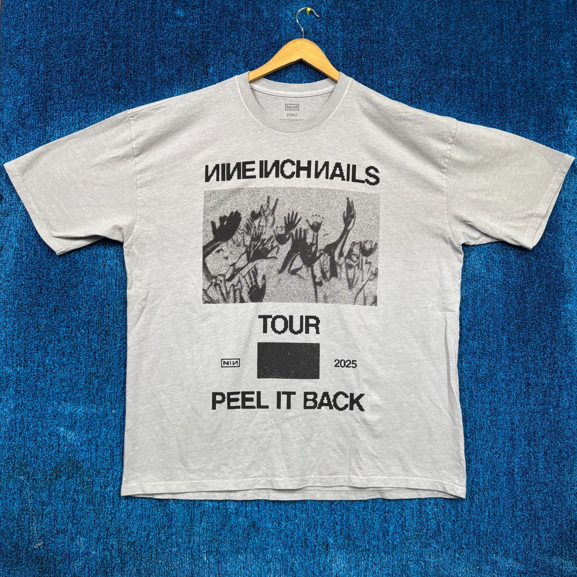 Band Tees Nine Inch Nails Peel It Back 25 Tour Industrial Metal Tee 2X Size US XXL / EU 58 / 5 - 1 Thumbnail
