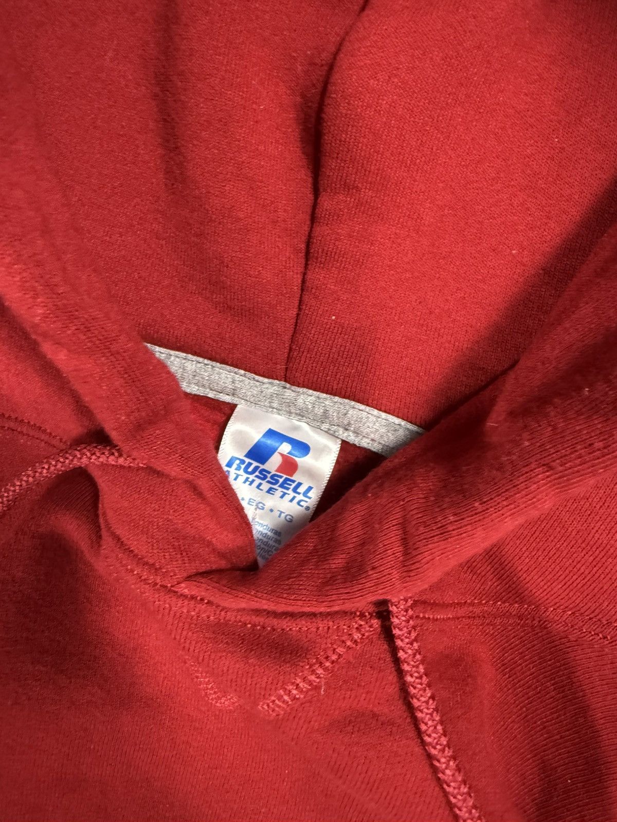 Russell Athletic Vintage Burgundy Russels Athletic classic Blank hoodie Size US XL / EU 56 / 4 - 5 Thumbnail