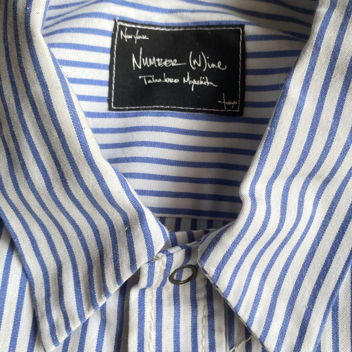 Number (N)ine Fall08 (My Own Private Portland) Dart Striped Shirt Look 8 Size US M / EU 48-50 / 2 - 8 Thumbnail