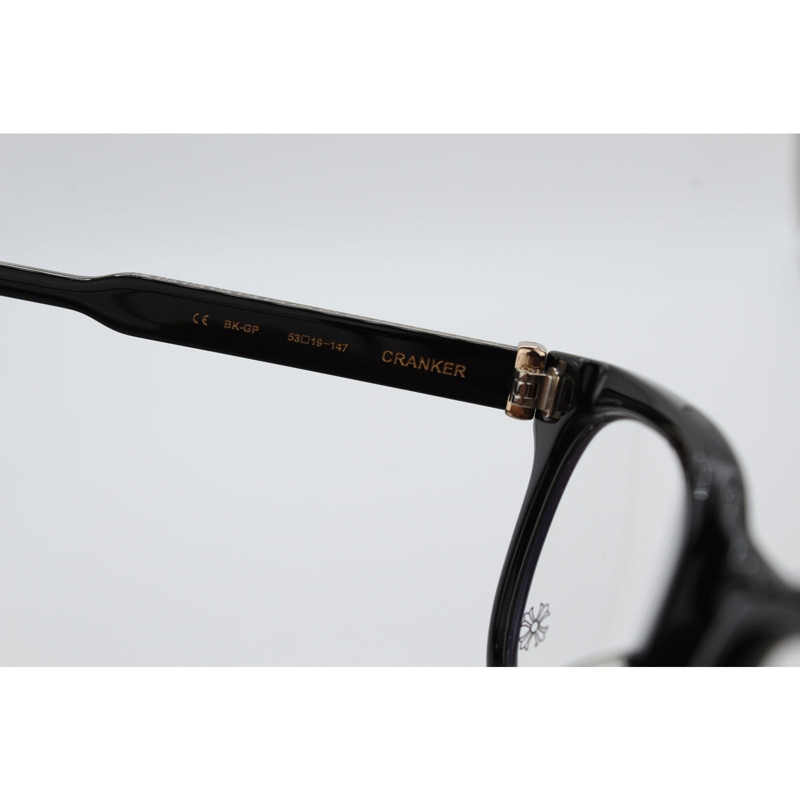 Chrome Hearts Chrome Hearts Cranker BK-GP Eyeglasses 53-19-147 Japan Size ONE SIZE - 5 Thumbnail