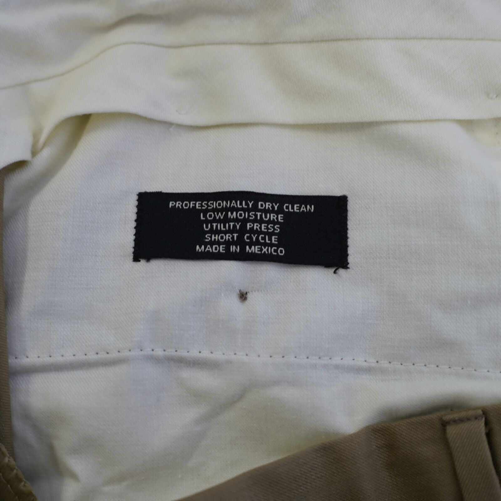 Jos. A. Bank Jos A Bank Executive Tailored Fit Tan Wool 40/27 Dress Pants Size 40S - 8 Thumbnail