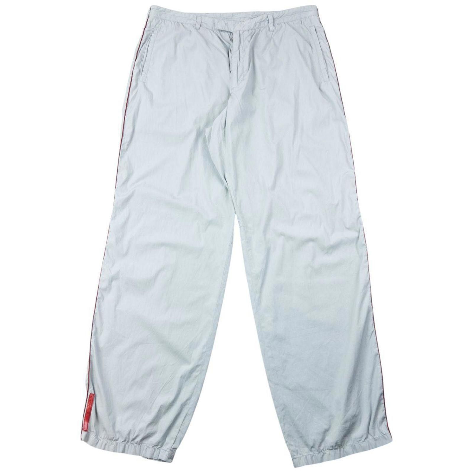 Prada Vintage 2000s Prada Sport Lightweight Tracksuit Bottoms W35 Size US 34 / EU 50 - 1 Thumbnail