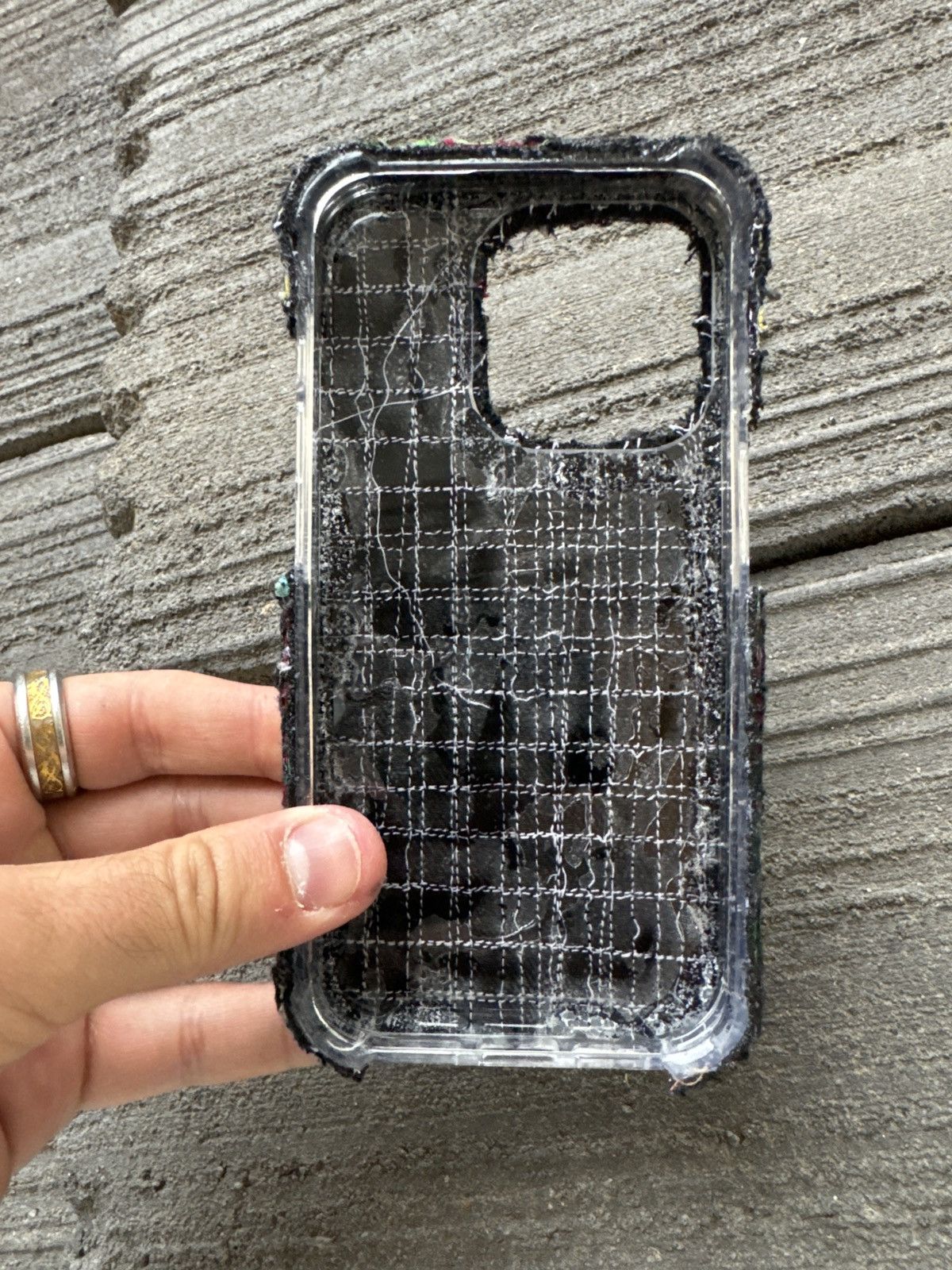 Japanese Brand Distressed Boro Iphone Case Size ONE SIZE - 4 Thumbnail