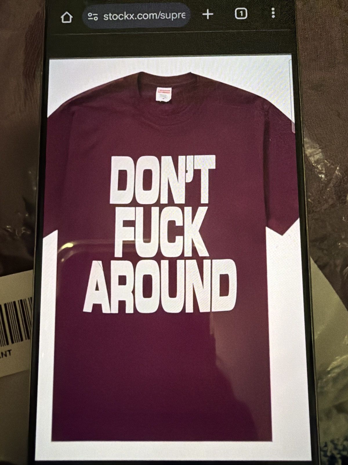 Dont Fuck Around Supreme T Shirt | Grailed